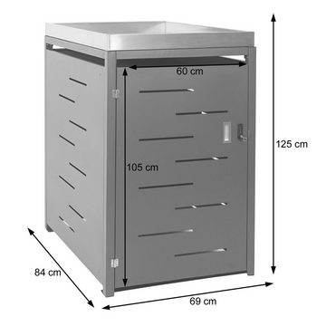 MCW Mülltonnenbox MCW-H40, Abschließbar, Für Mülltonnen mit 80 bis 240 Liter Fassungsvermögen