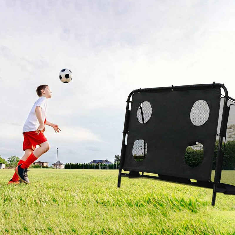 BIGTREE Fußballtor Abnehmbares Kinderfußballtor,mit Türwand, 180x120x60cm