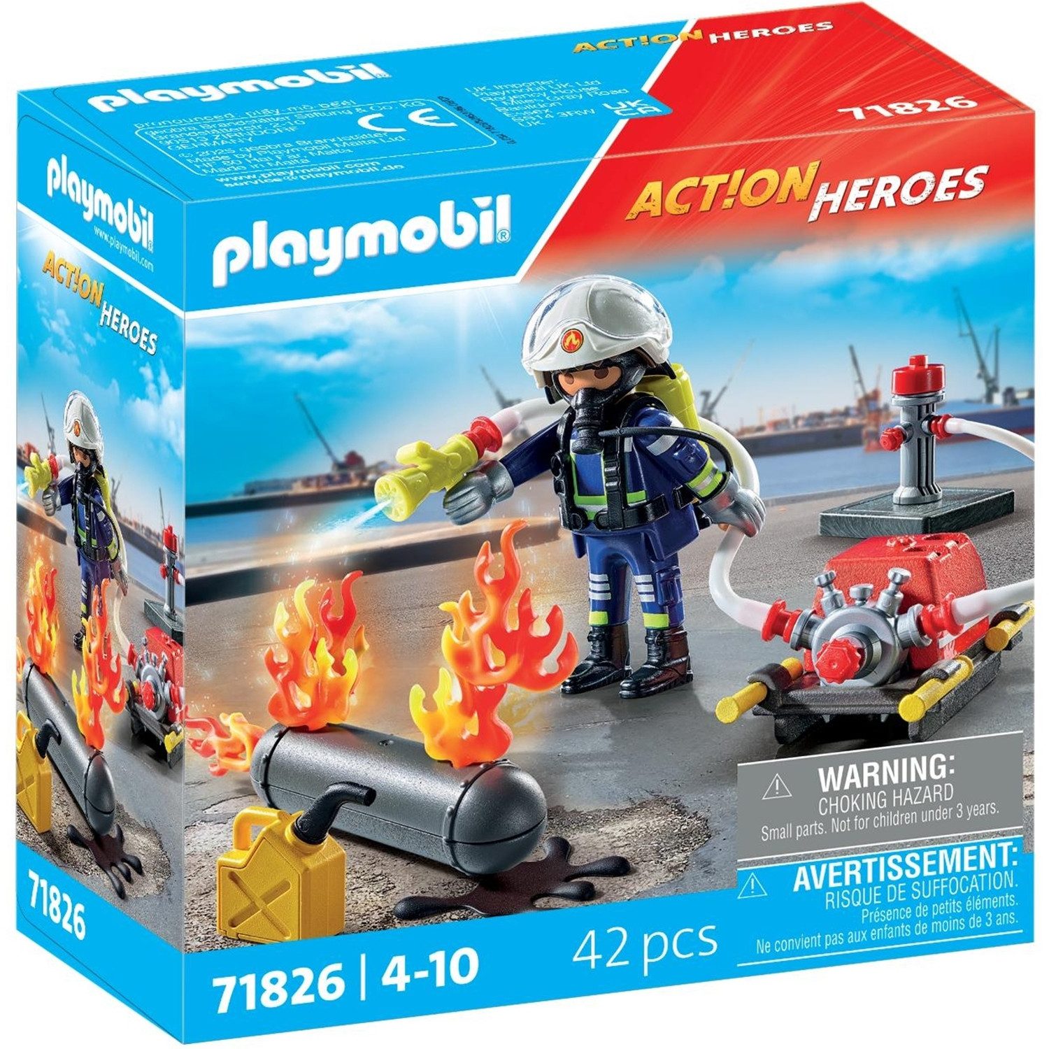 Playmobil® 71826 Löschung eines Gastanks Konstruktions-Spielset günstig online kaufen