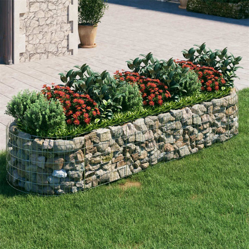 DOTMALL Hochbeet Gabionen-Hochbeet aus verzinktem Eisen 300 x 100 x 50 cm