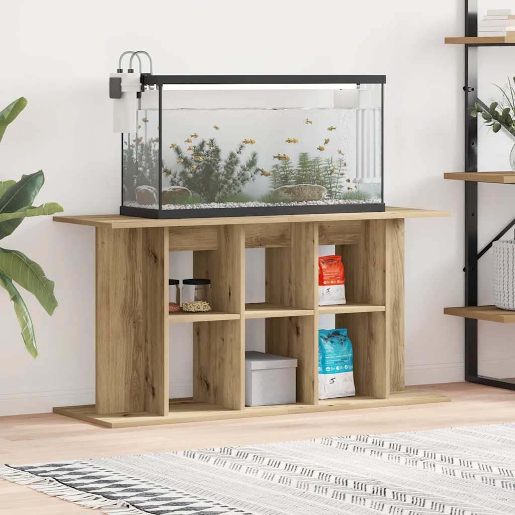 vidaXL Aquariumunterschrank Aquariumständer Artisan Oak 120 x 40 x 60 cm Holzwerkstoff – Bild 2 von 5