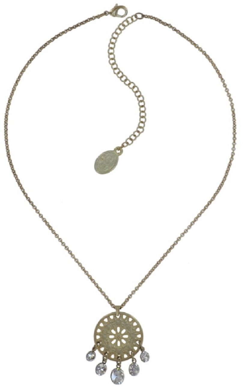 KONPLOTT Kette mit Anhänger Konplott: Kette/Anhänger Rosone gold, big