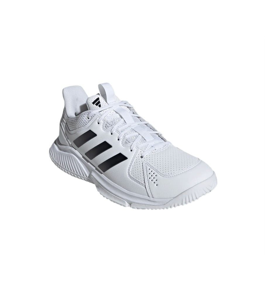adidas Performance Hallen-Indoorschuhe Court Flight weiss/schwarz Herren Badmintonschuh