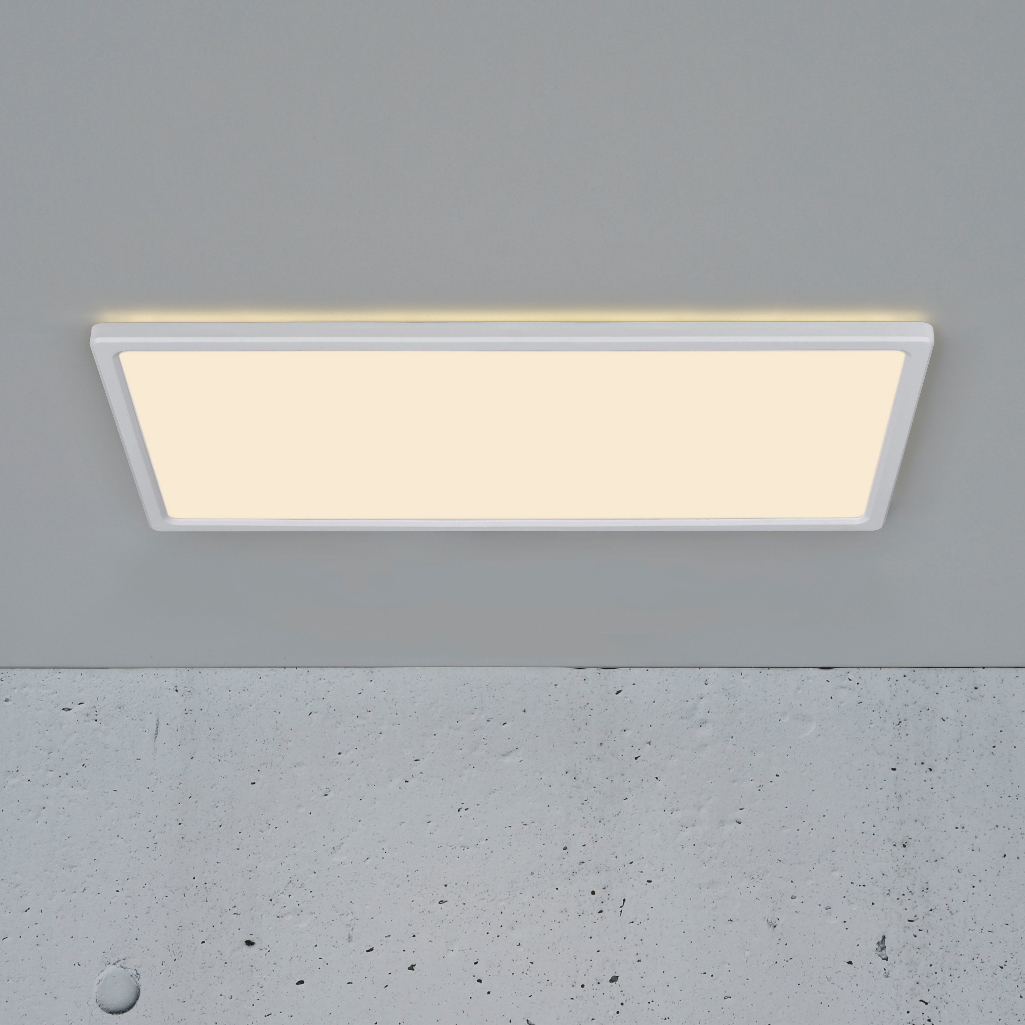 Nordlux LED Deckenleuchte Harlow Smart RGB, LED fest integriert, warmweiß -  kaltweiß, Passen Sie Helligkeit, Wärme und Farbe des Lichts an, hohe  Schutzart