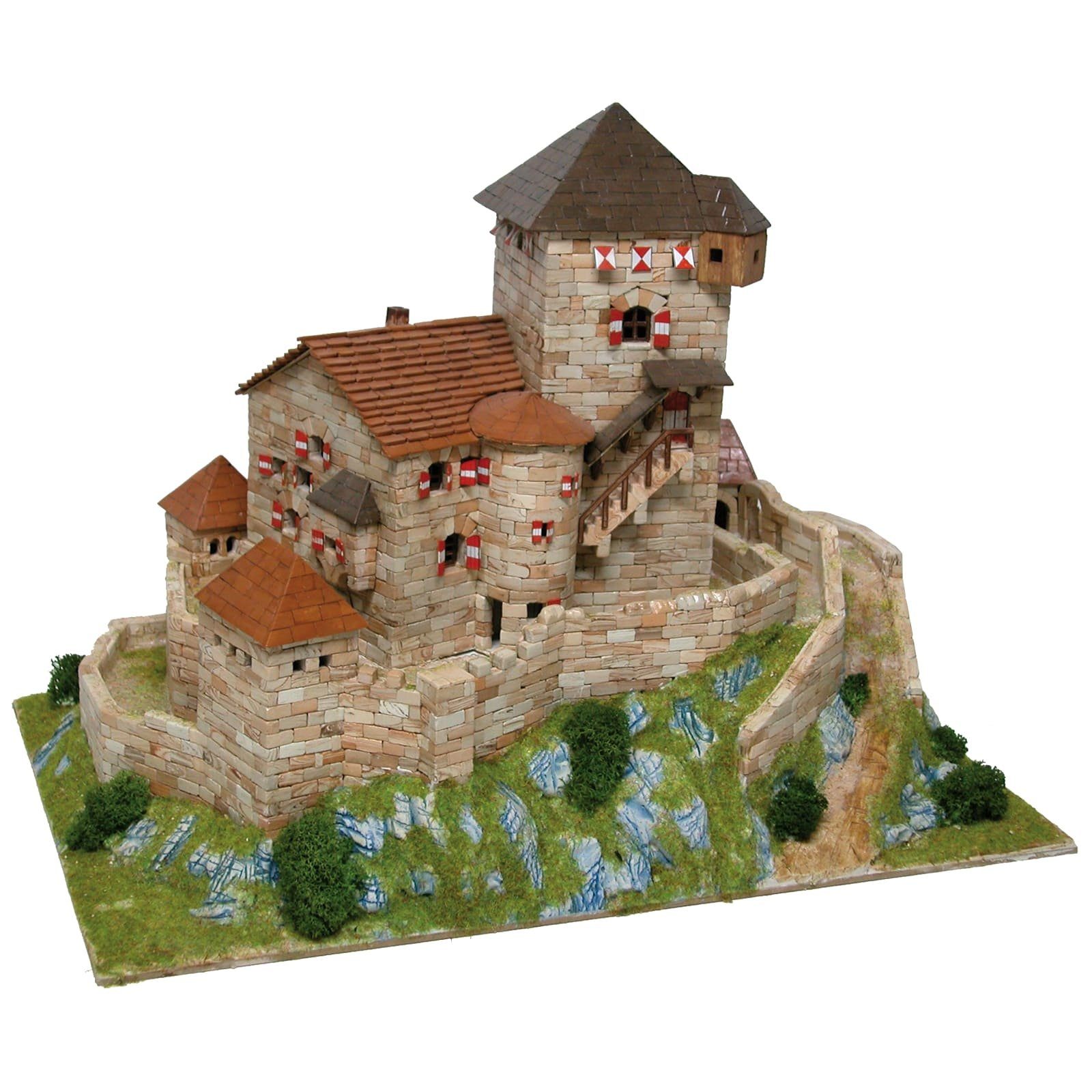 Firma Aedes Ars S.L. ® Modellbausatz AEDES ARS Steinbaukasten - Burg Branzoll