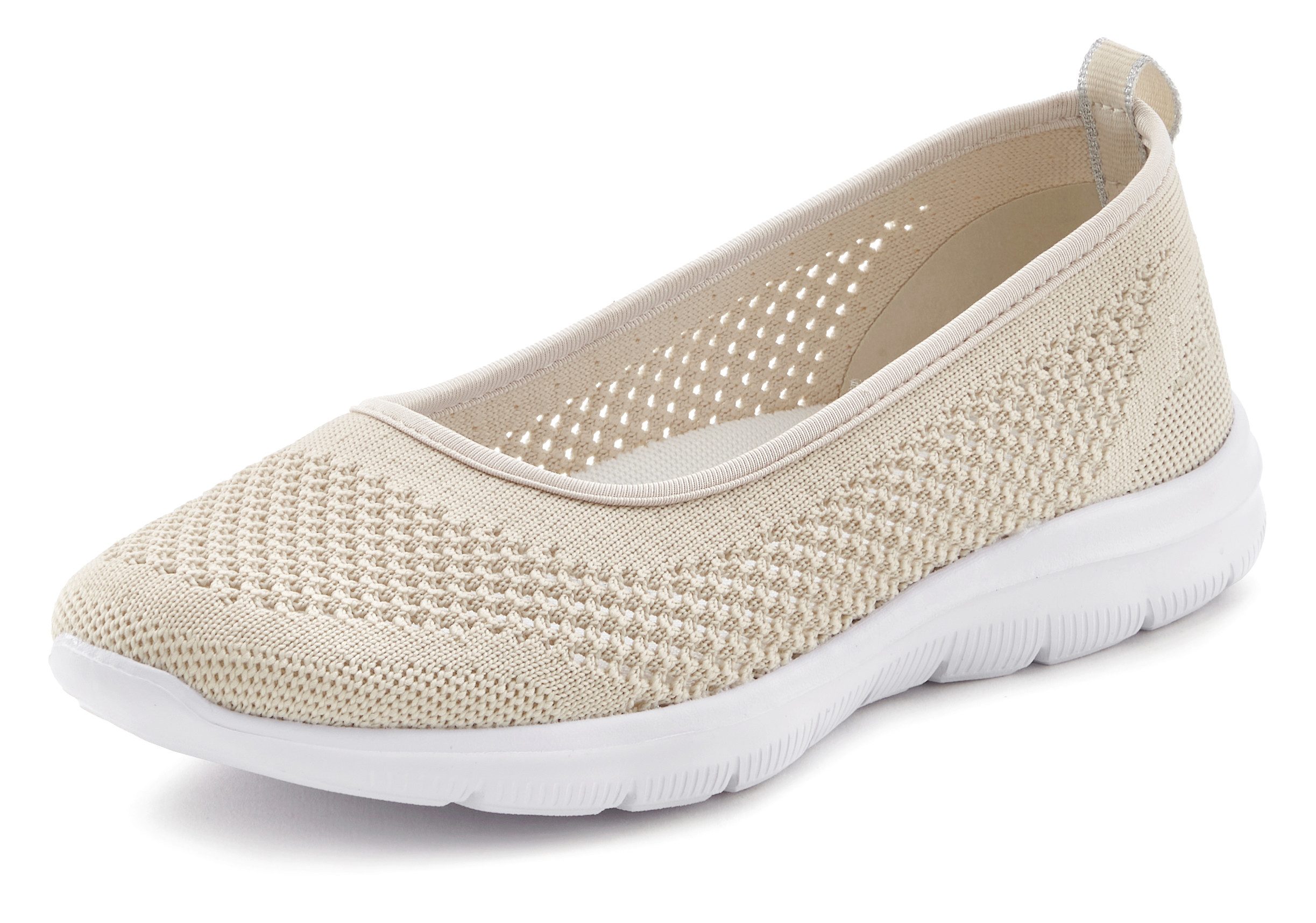 LASCANA Halbschuh, Sneaker Ballerinas ultraleichter Slipper, Freizeitschuh günstig online kaufen
