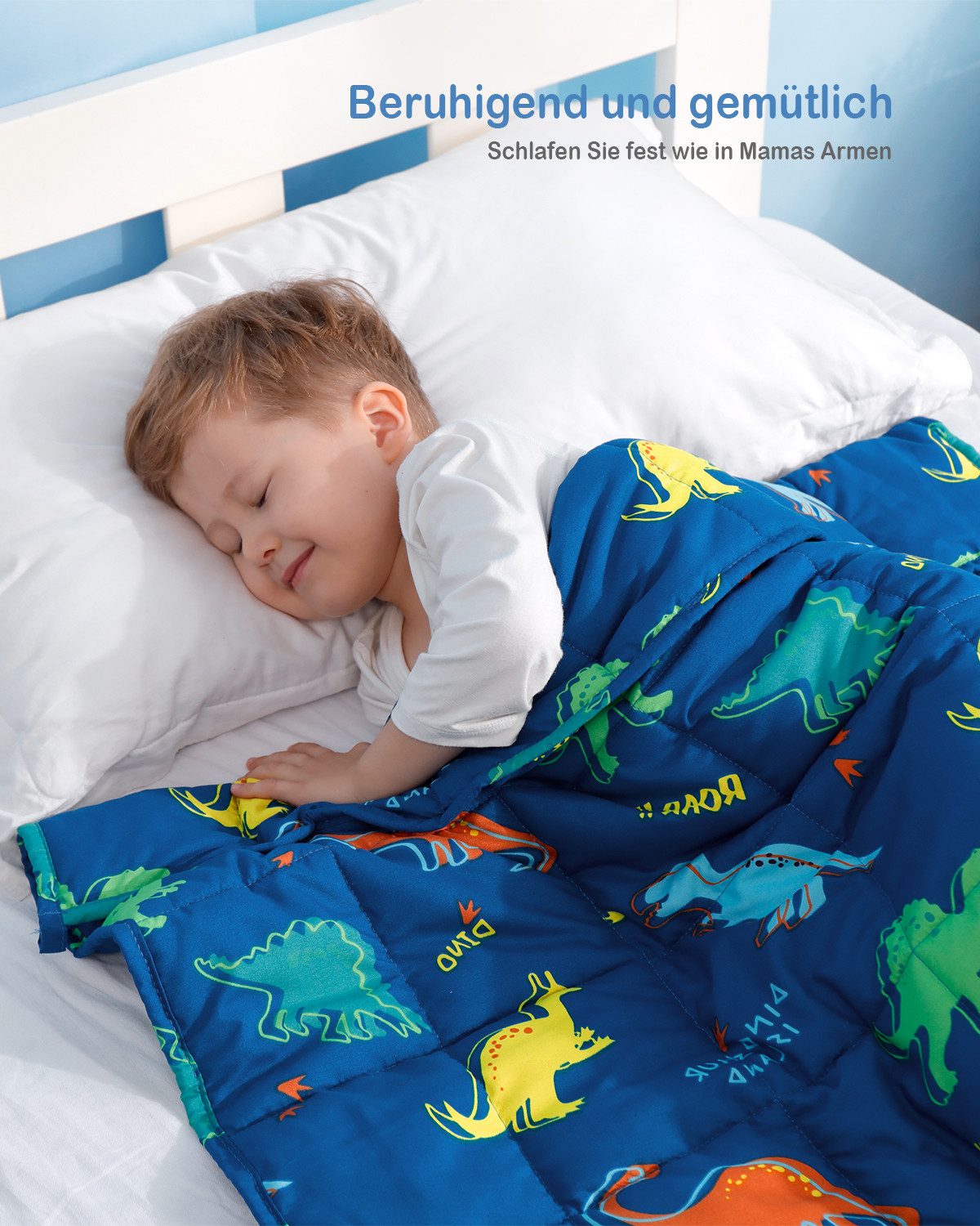 SiviO Gewichtsdecke Kinder Therapie-Bettdecke Weiche Kuschelige Bettdecke, günstig online kaufen