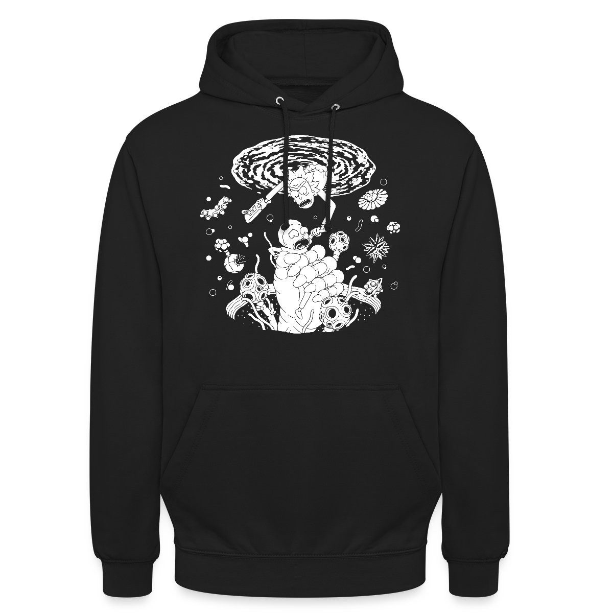 Hoodie Rick & Morty Raumportal Unisex Hoodie