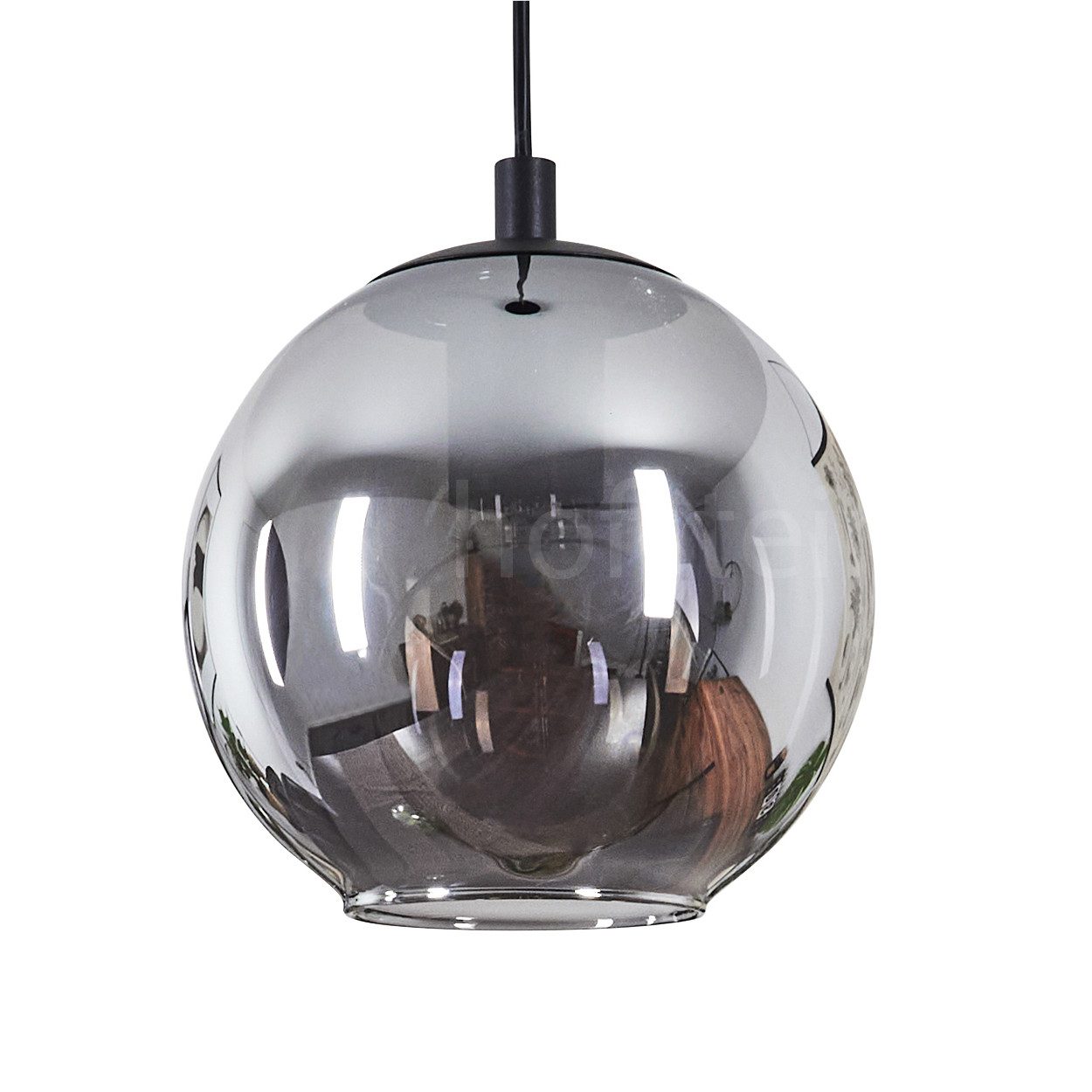 hofstein Hängeleuchte »Balestrino« moderne Hängelampe aus Metall/Glas in Sc günstig online kaufen