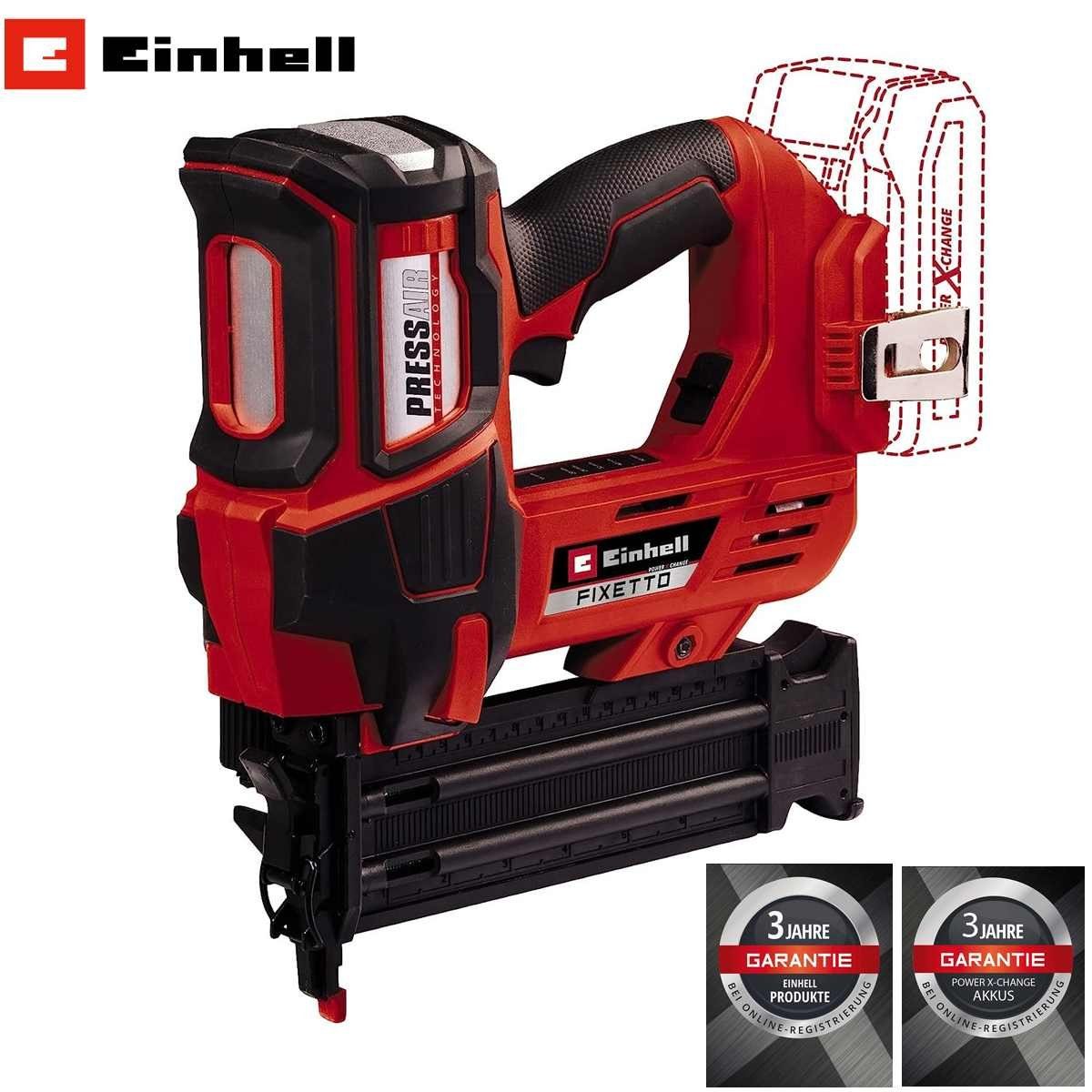 Einhell Akku-Tacker FIXETTO 18/38 S 18V, 60 Schuss/min max. 38 mm Klammerlänge Ohne Akku