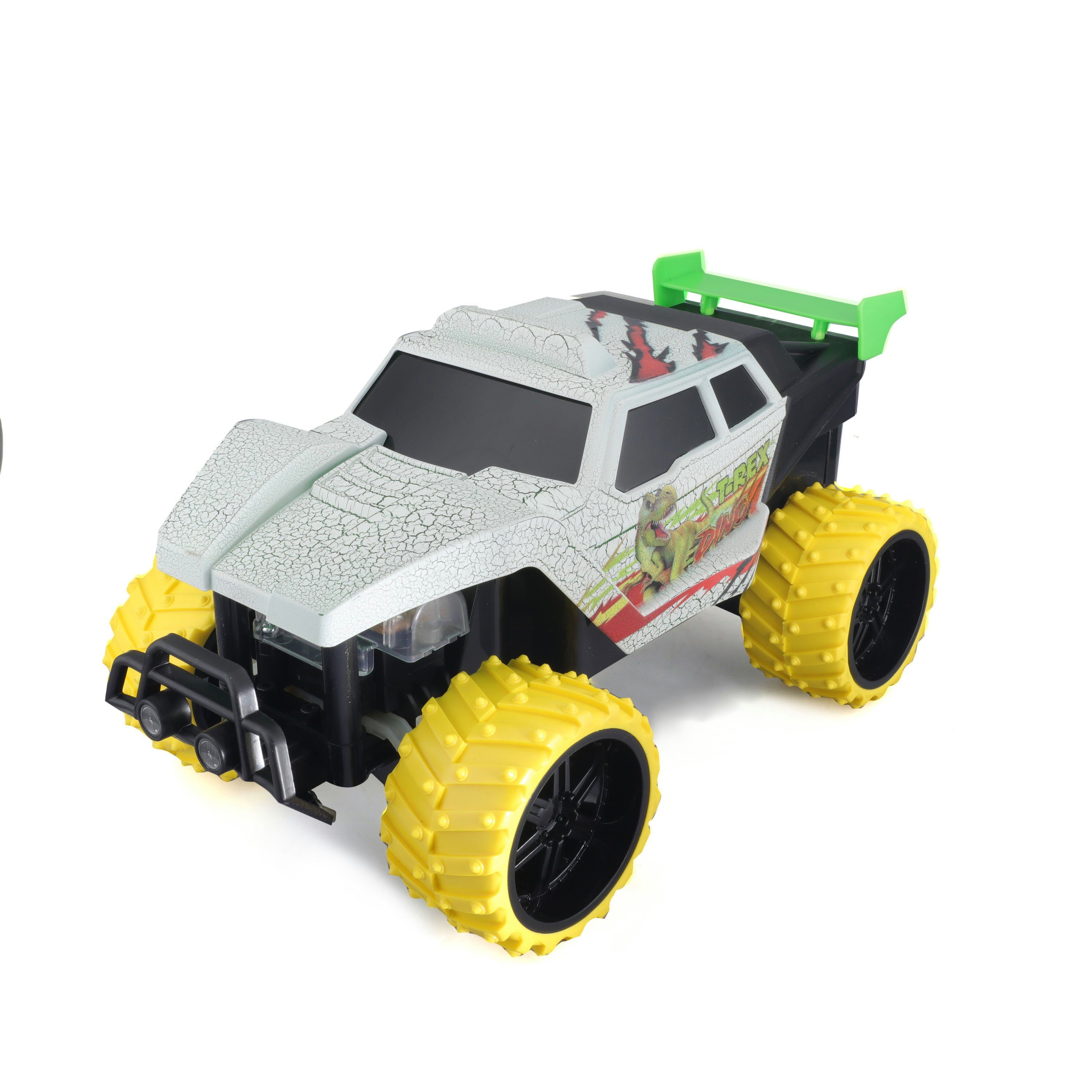 Maisto Tech RC-Monstertruck Ferngesteuertes Auto - Dinoshock (Maßstab 1:16), mit beleuchteter Karrosseri!