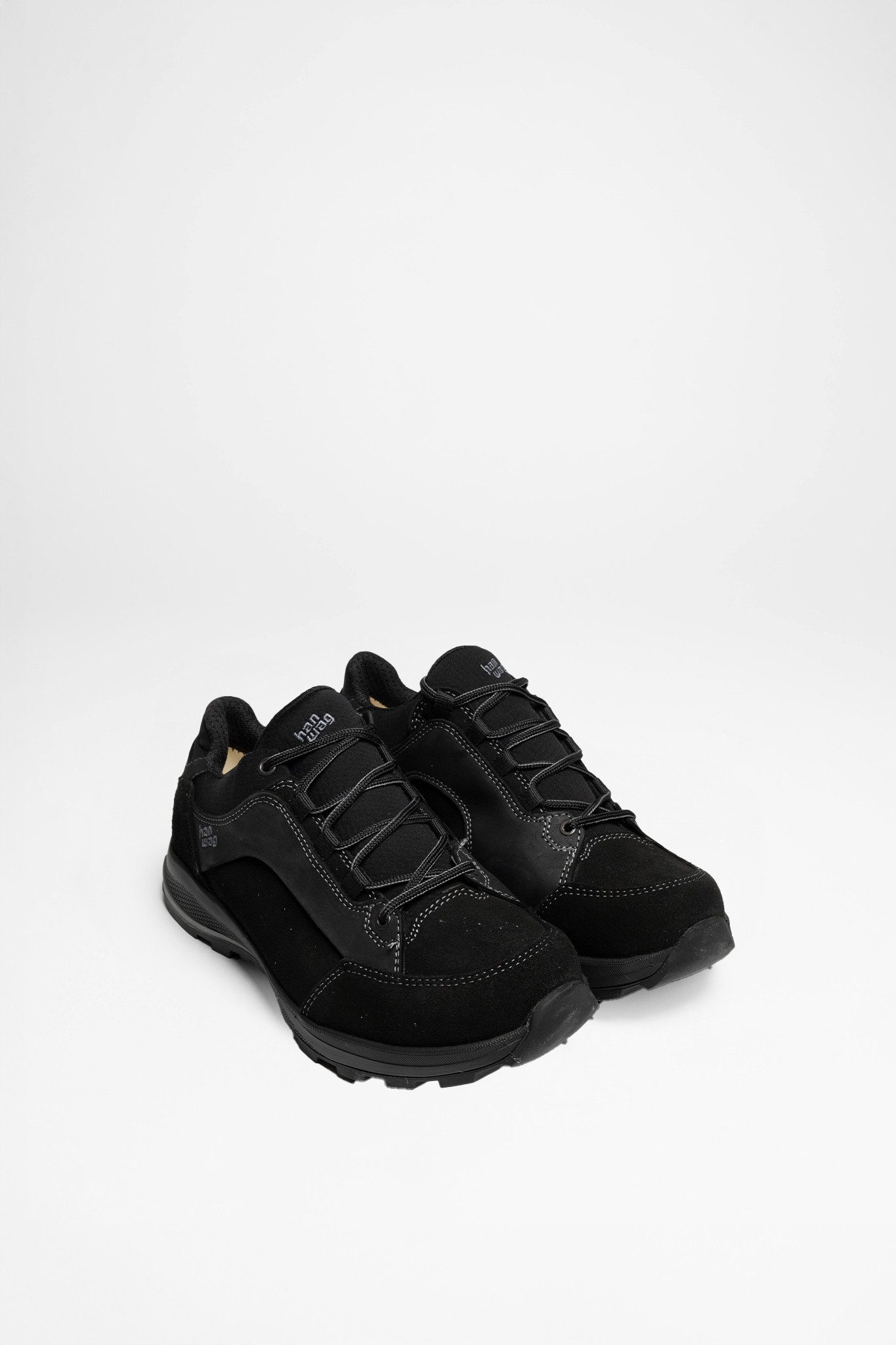 Hanwag Hanwag Herren Wander Schuhe Banks Low LL Leder Hikingschuhe Schwarz Outdoorschuh