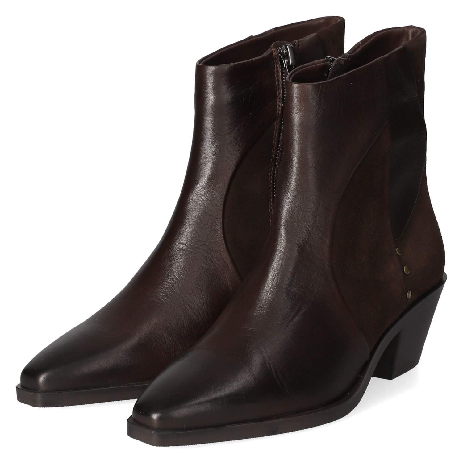 Kaerlek Kaerlek Helly 01 TDM Damen Leder brown Westernstiefel
