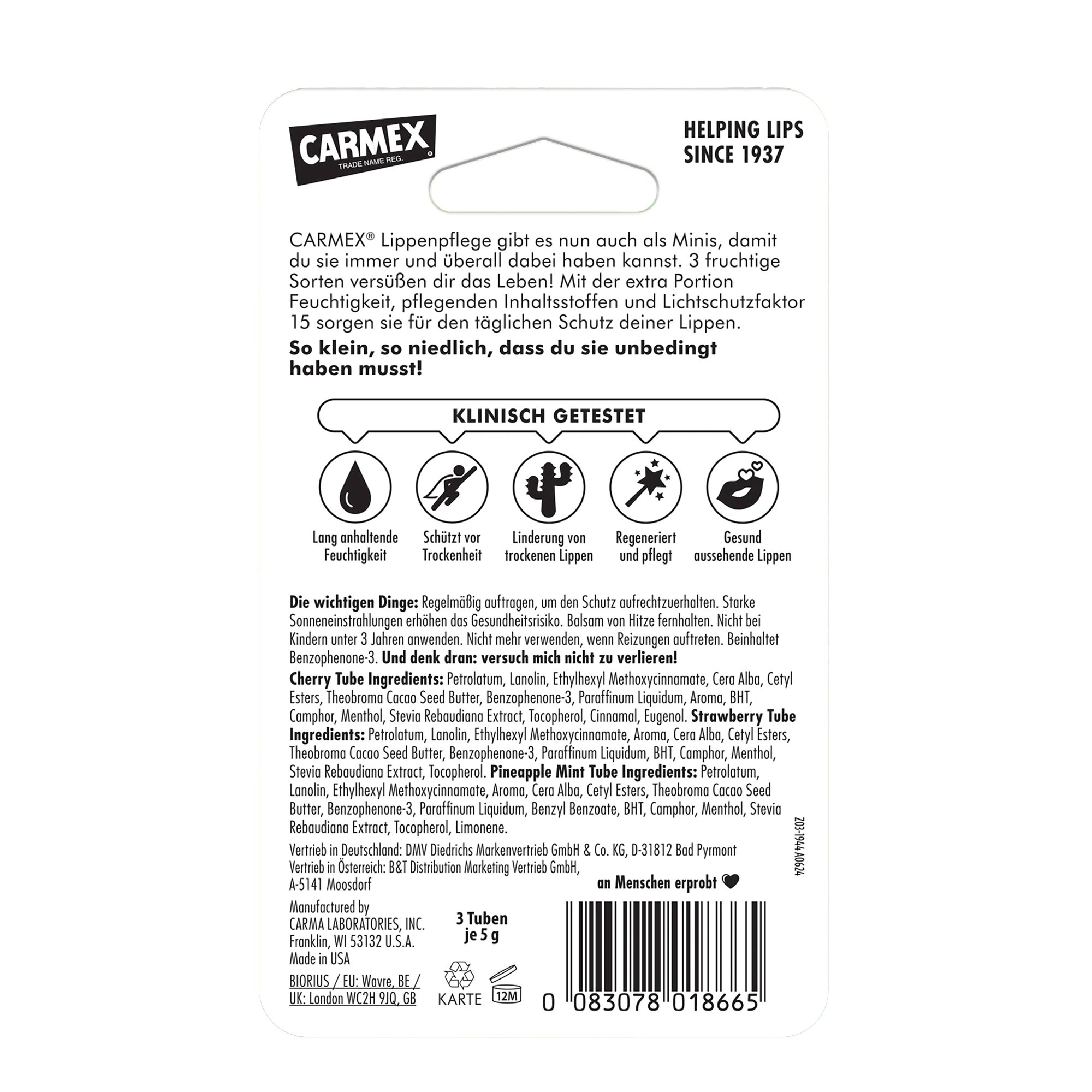 Carmex Lippenpflegestift