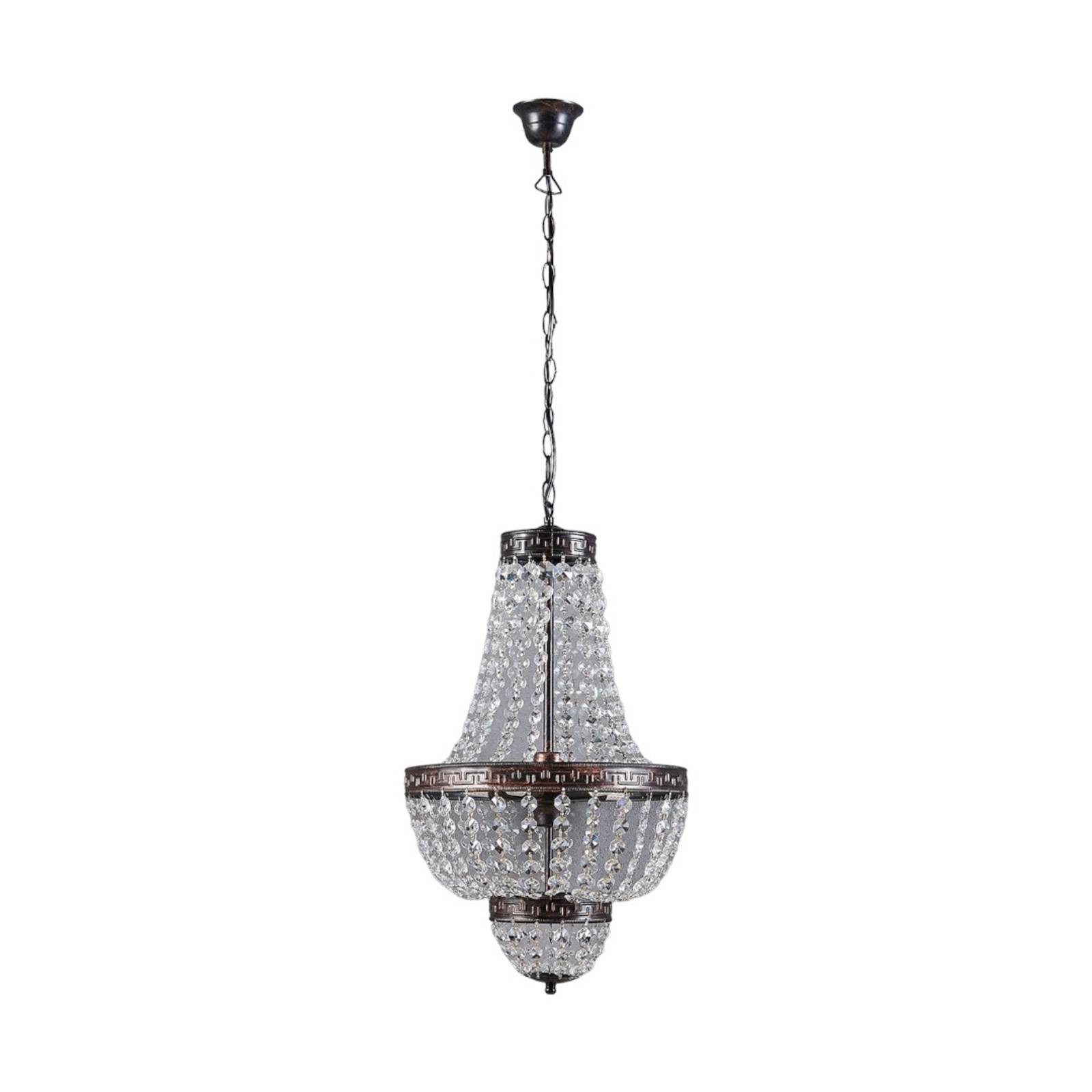 Lindby Hängeleuchte Jorve, Transparent IP20, 5 x 33 W