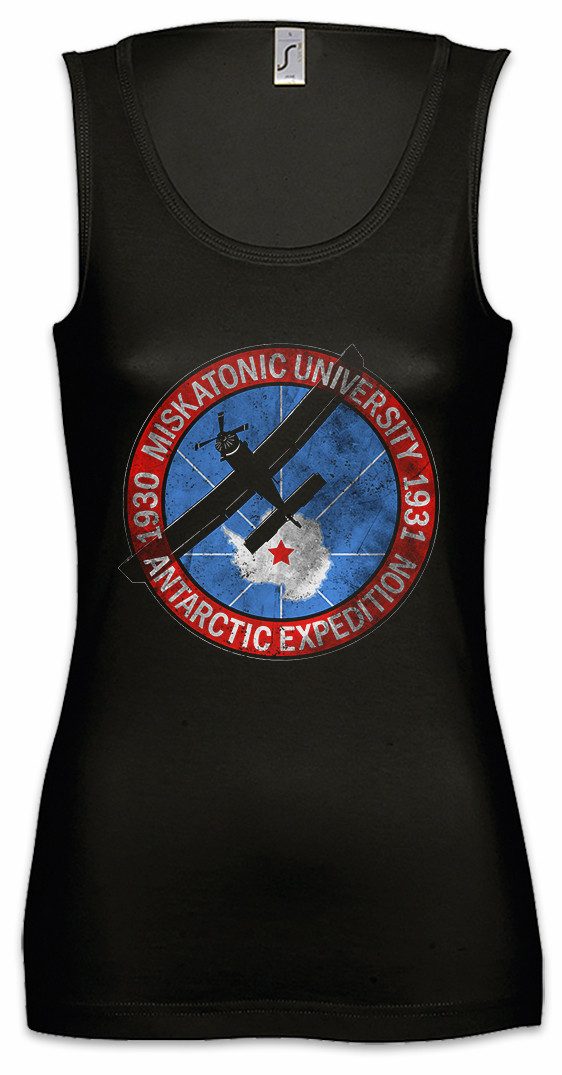 Tanktop Miskatonic Logo III Ärmelloses Damen T-Shirt Monster Lovecraft HP Sign