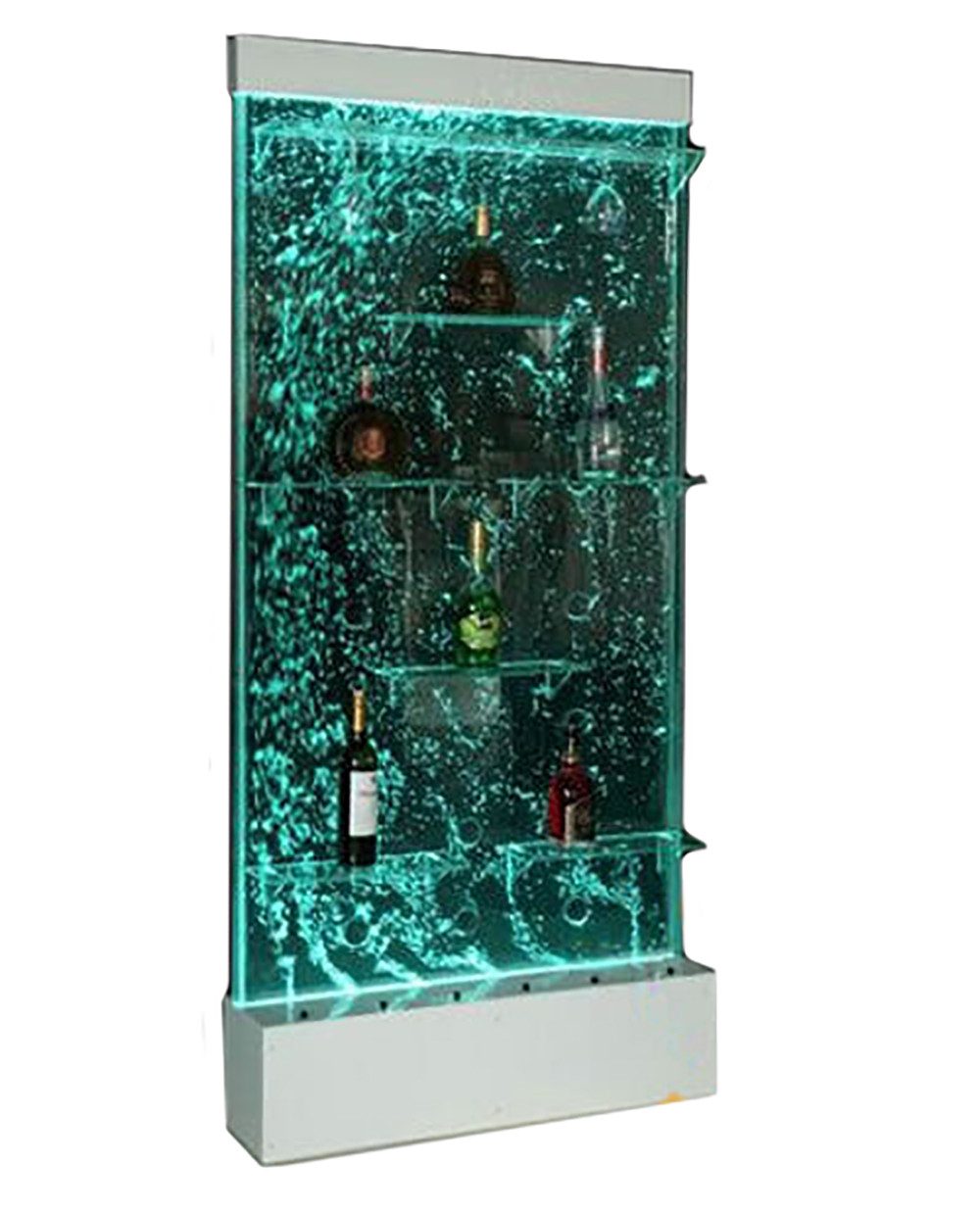 JVmoebel Wandpaneel Regale Designer Beleuchtet Led Wasser Wand Säule Wassersäulen Sofort, (1-tlg) Made in Europa
