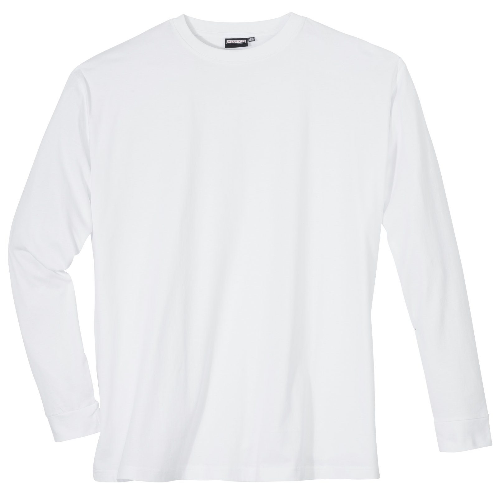 ADAMO Sweater Adamo Langarmshirt große Größen weiß