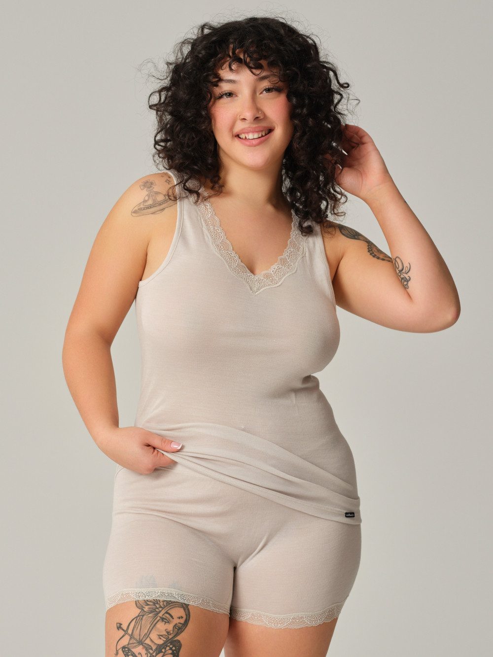 comazo Achselhemd aus Merinowolle und Seide