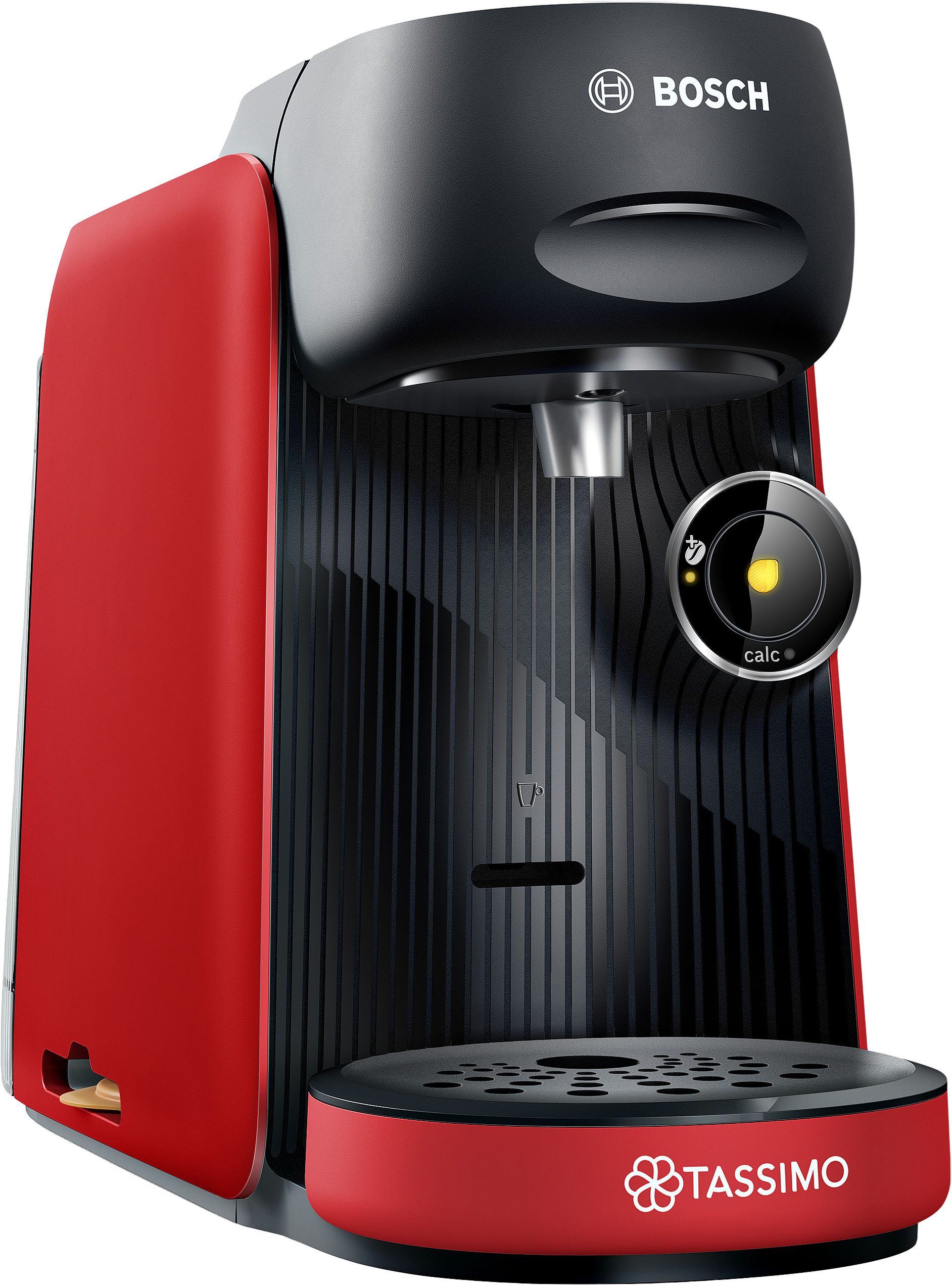 TASSIMO Kapselmaschine FINESSE friendly TAS163E, intensiverer Kaffee auf Kopfdruck, aus Recyclingmaterial, mehr Intensität per Knopfdruck, …