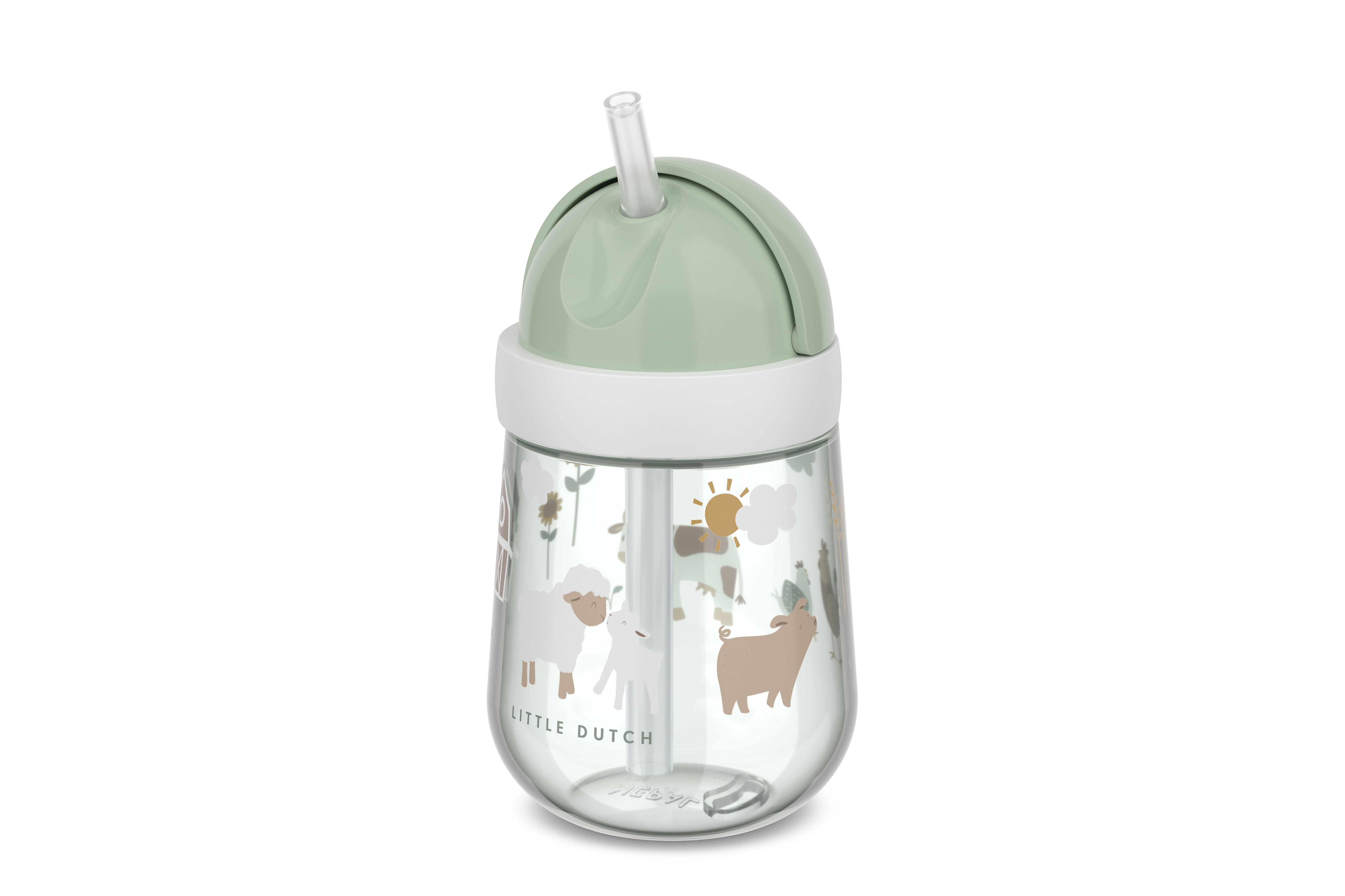 Mepal Kinderbecher Mepal Mio 300 ml Strohhalmbecher - Little Farm