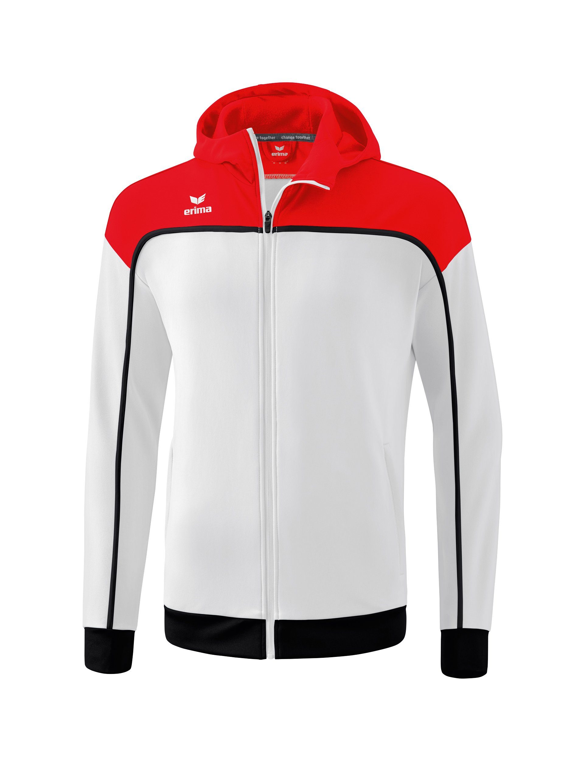 Erima Funktionsjacke »CHANGE training jacket with hood WHITE/RED/BLACK«
