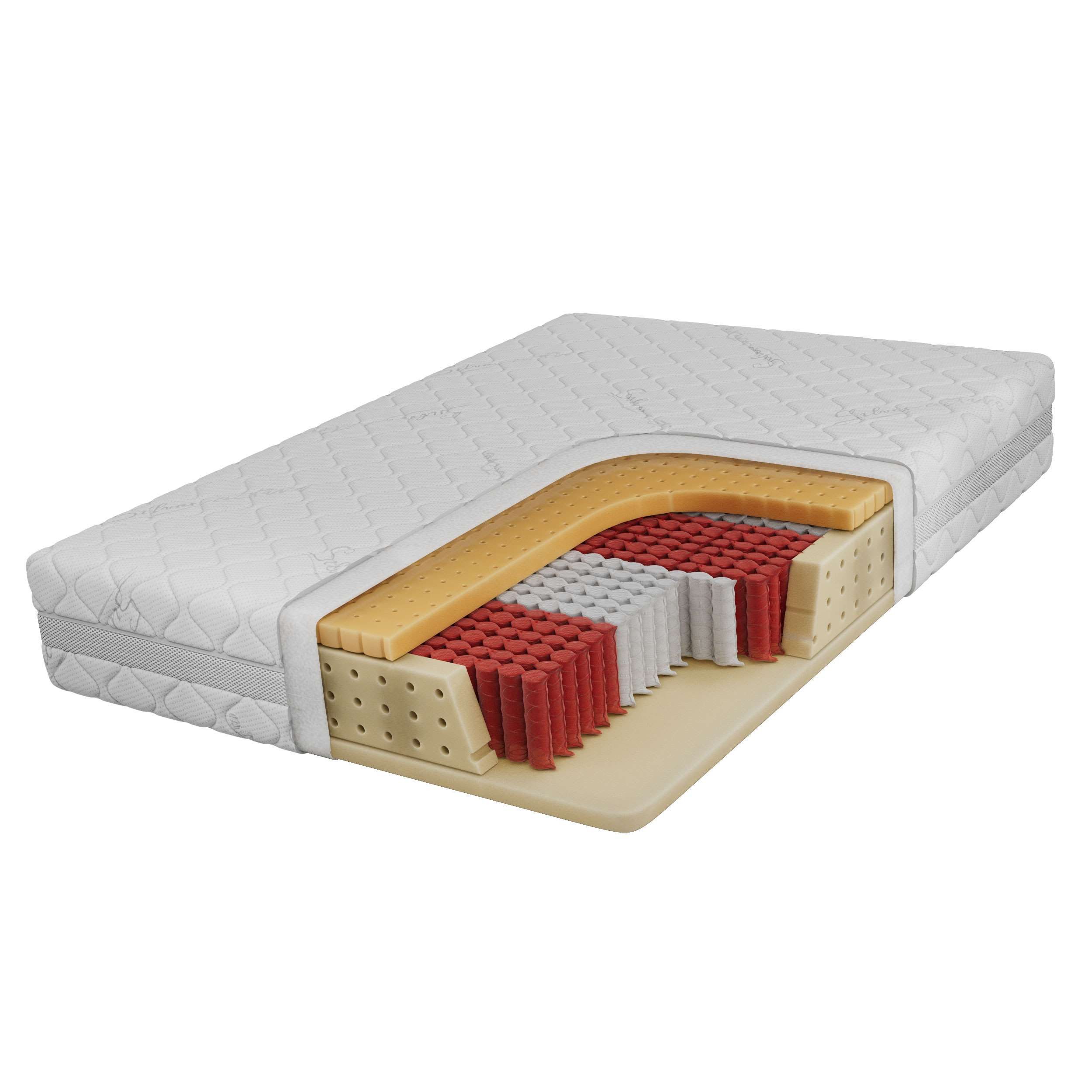 Taschenfederkernmatratze VALTI, MKS MÖBEL, 19.4 cm hoch, (Matratze, punktelastisch, 7-Zonen, Multipocket, für Всеrgiker geeignet), H3, punktelastisch, hygienisch, atmungsaktiv
