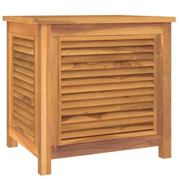 vidaXL Auflagenbox Gartenbox mit Beutel 60x50x58 cm Massivholz Teak