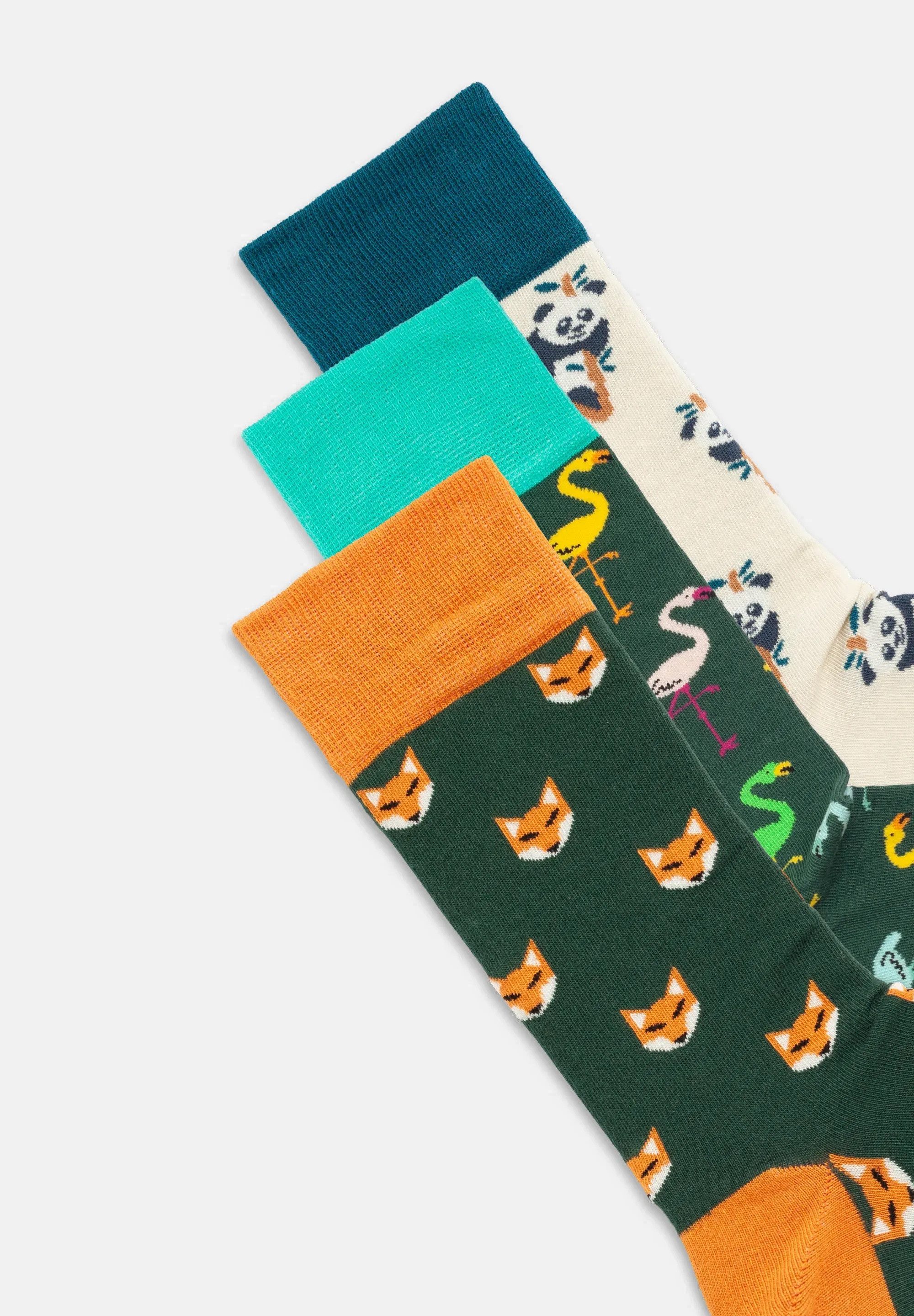 DillySocks Basicsocken Wondrous Wildlife aus nachhaltiger Baumwolle & recyceltem Polyamid
