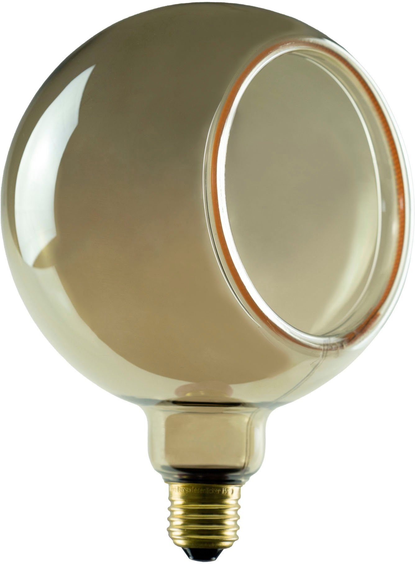 SEGULA LED-Leuchtmittel LED Floating Globe 150 smokey grau - 90°, E27, 1 St., Extra-Warmweiß, LED Floating Globe 150 smokey grau - 90°, E27, 6W, CRI >85, dimmbar