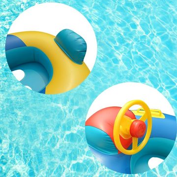 HYTIREBY Schwimmring Schwimmtrainer baby für ab 6 Monate bis 48 Monaten, Aufblasbarer Kinder Schwimmreifen für Strand und Schwimmen der Kinder