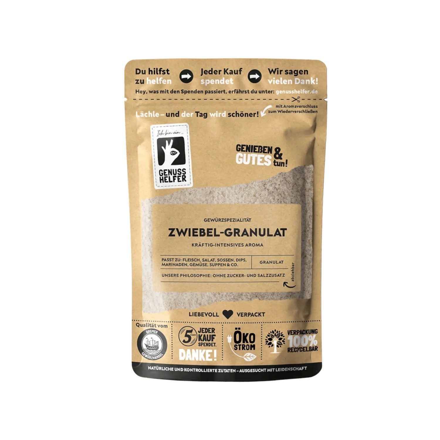 Bremer Gewürzhandel Gewürz Zwiebelgranulat, Zwiebeln, 100 g