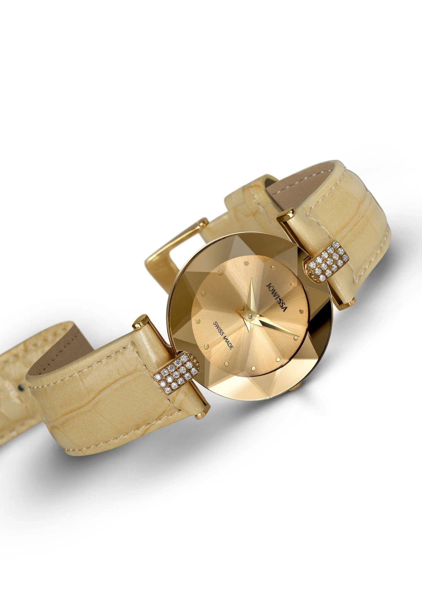 JOWISSA Schweizer Uhr Facett Strass günstig online kaufen