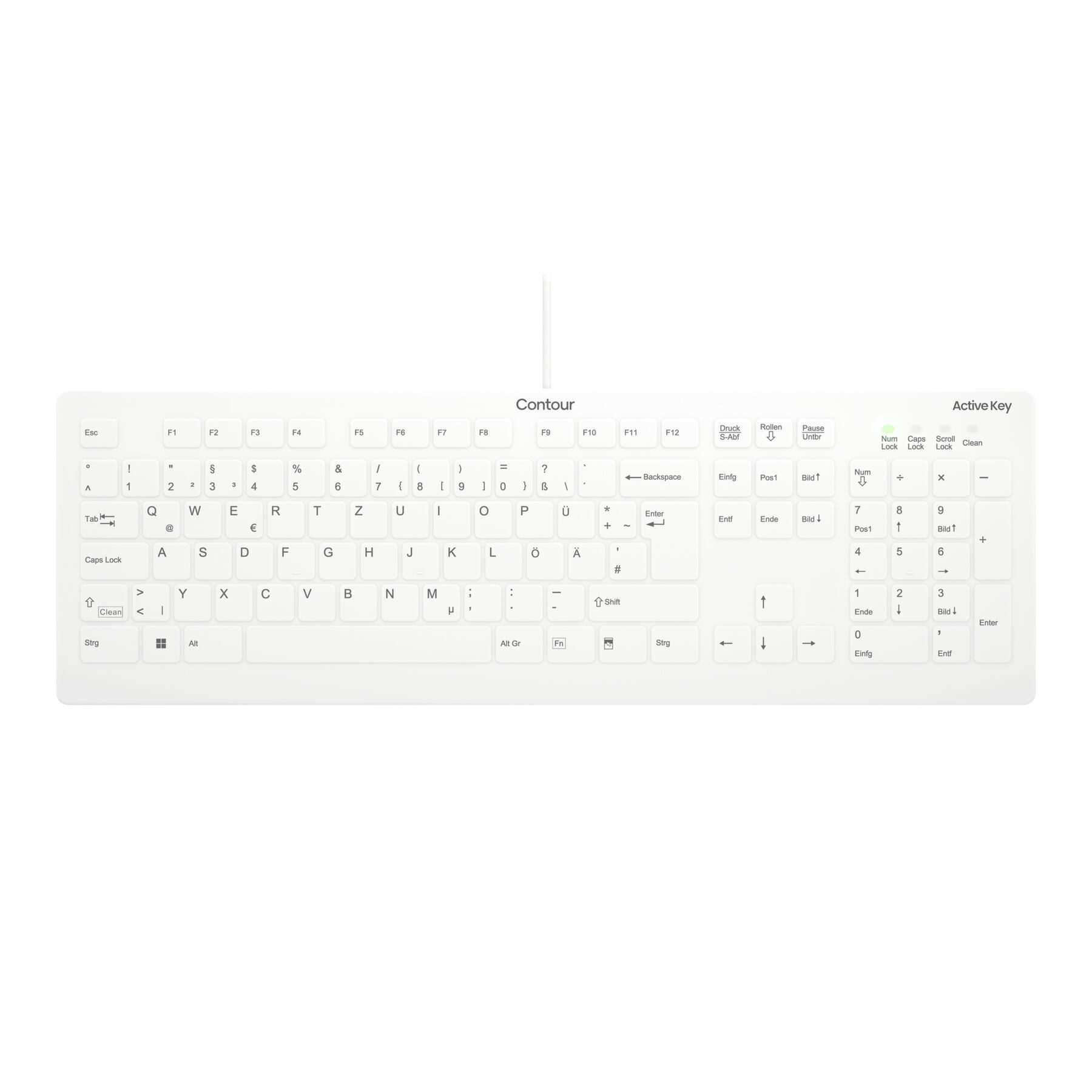Cherry Contour Active Key QuickClean Medizinische Tastatur Abnehmbare Abdecku Tastatur