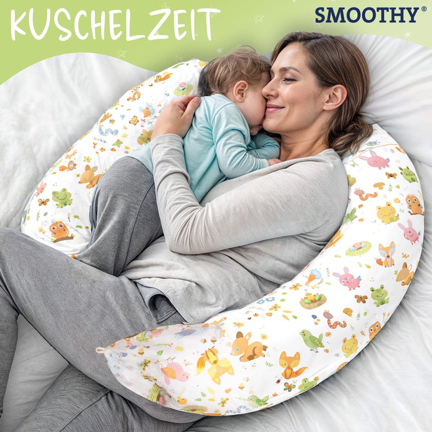 Smoothy Stillkissen Smoothy Schwangerschafts- & Stillkissen – Seitenschläferkissen