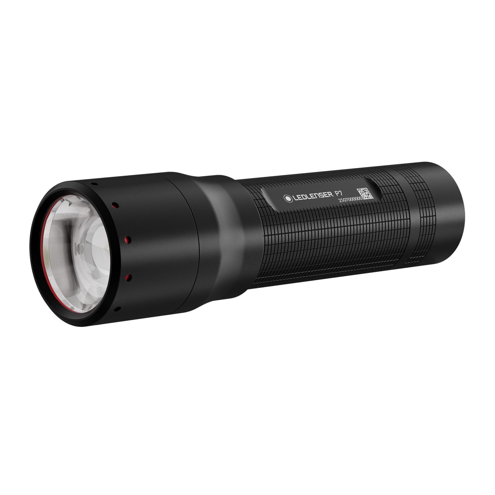 Ledlenser Taschenlampe P7, bis 650 Lumen, 400m Leuchtweite, IP54, 30 Std Laufzeit, Batterie