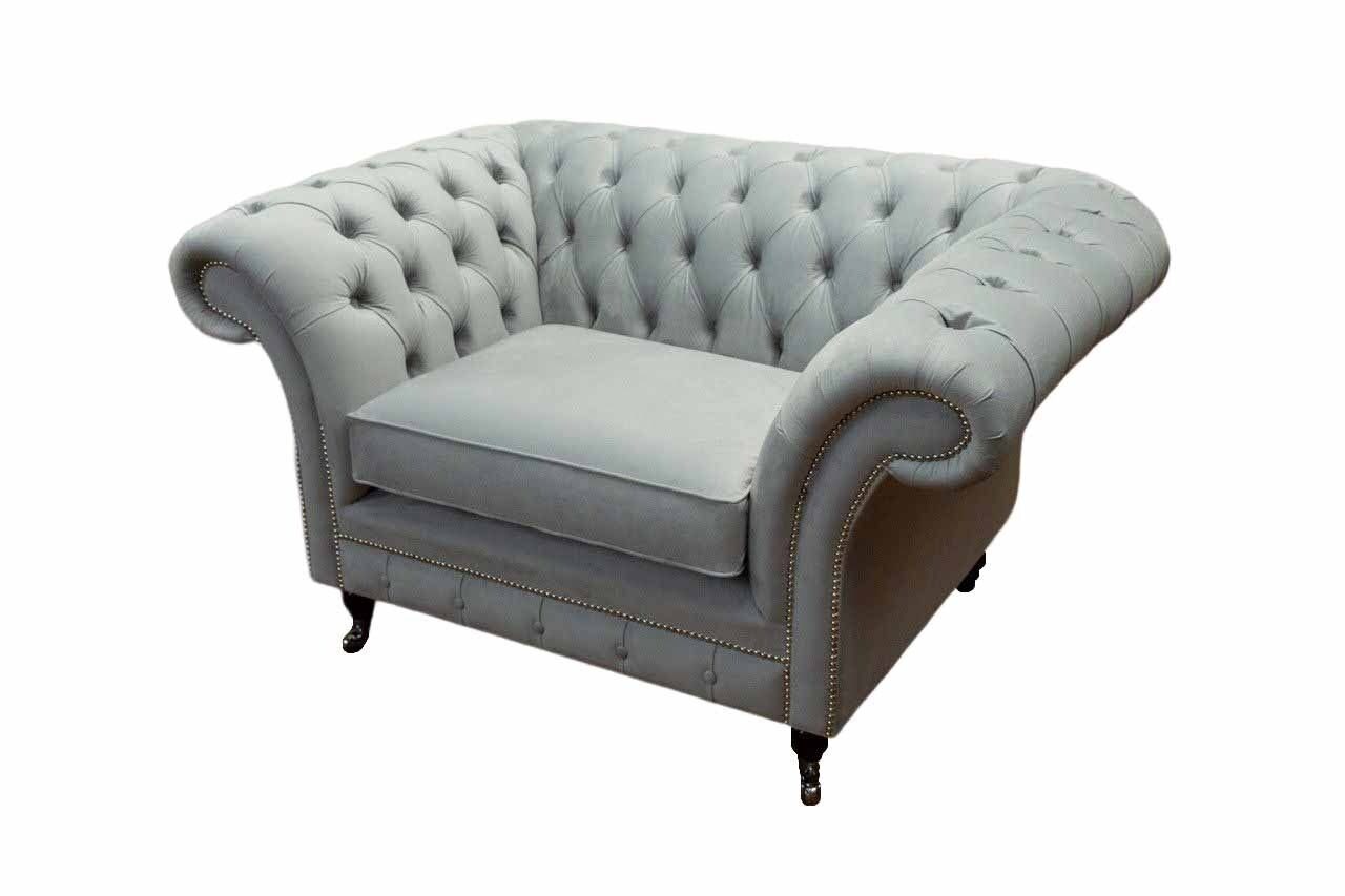 In Made Einsitzer, 1 Chesterfield Sessel Sitzer Couchen Sessel Europe Polster JVmoebel Textil Sofa