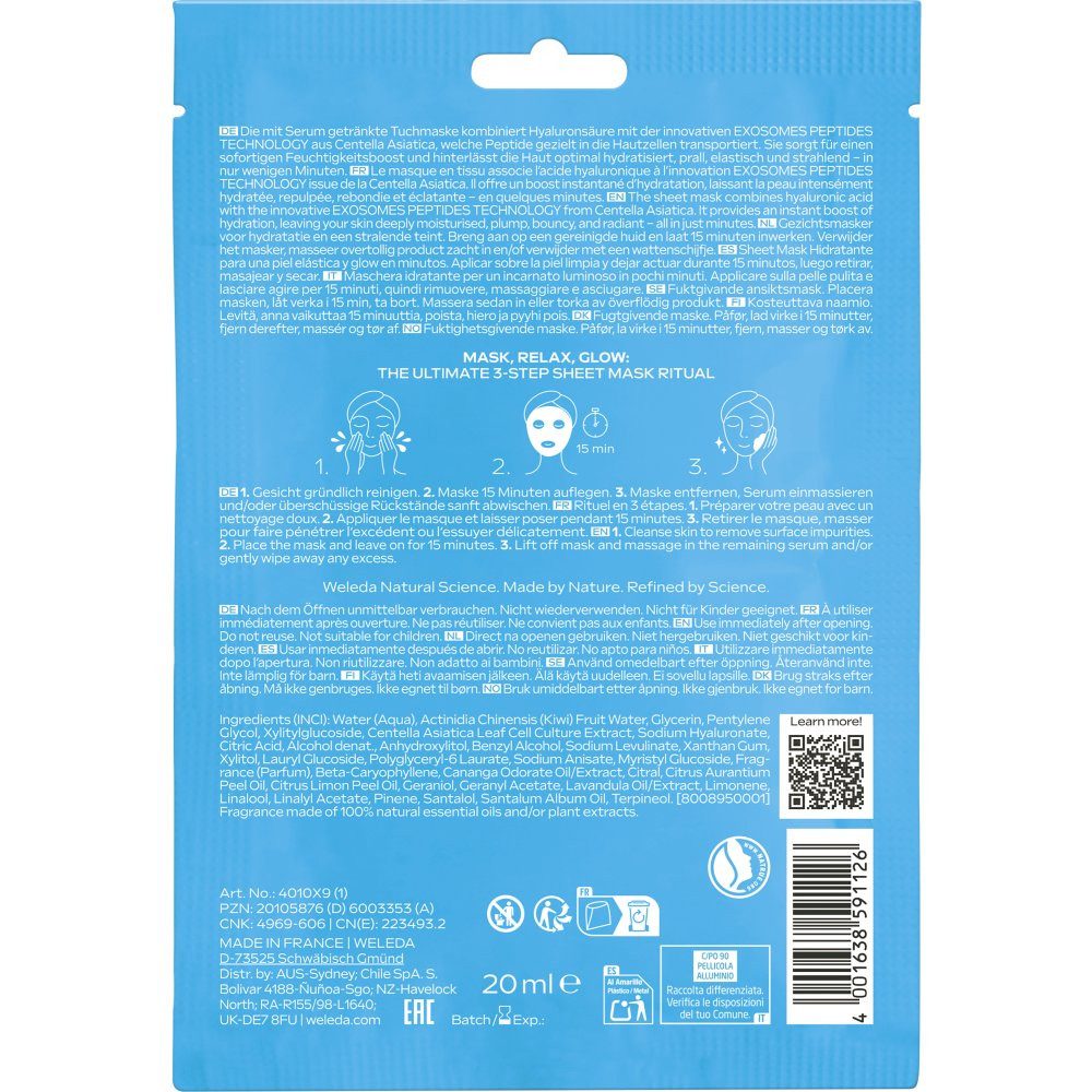 WELEDA Gesichtspflege Exo Boost Feuchtigkeit, 20 ml