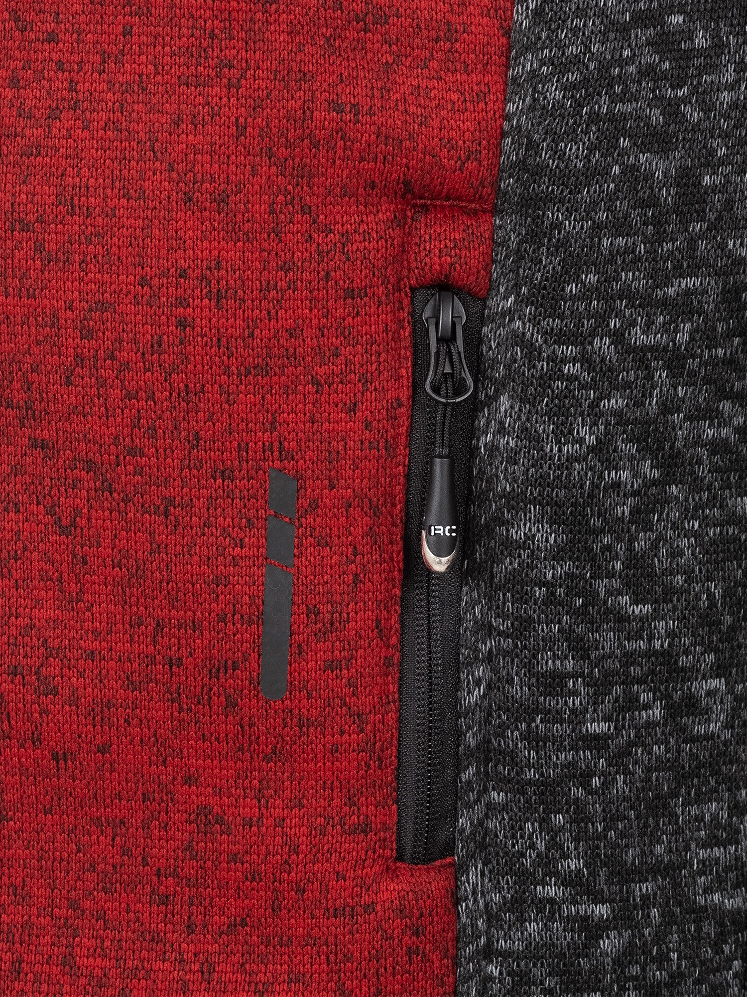 Rock Creek Fleecejacke Herren Jacke Melange Fleecejacke H-373