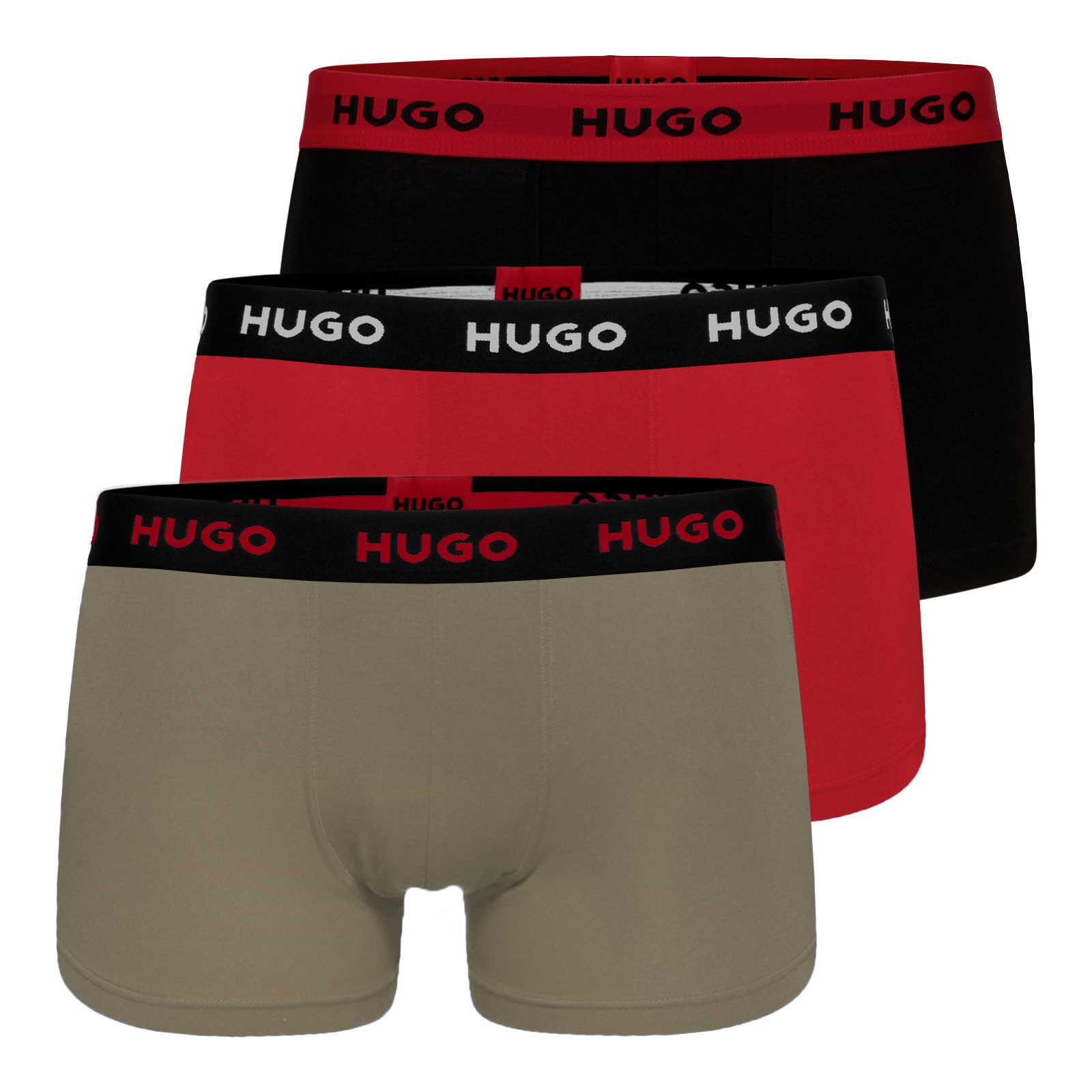 HUGO Boxer Trunk Triplet Pack (3-St., 3er Set) mit umlaufendem Markenschrif günstig online kaufen