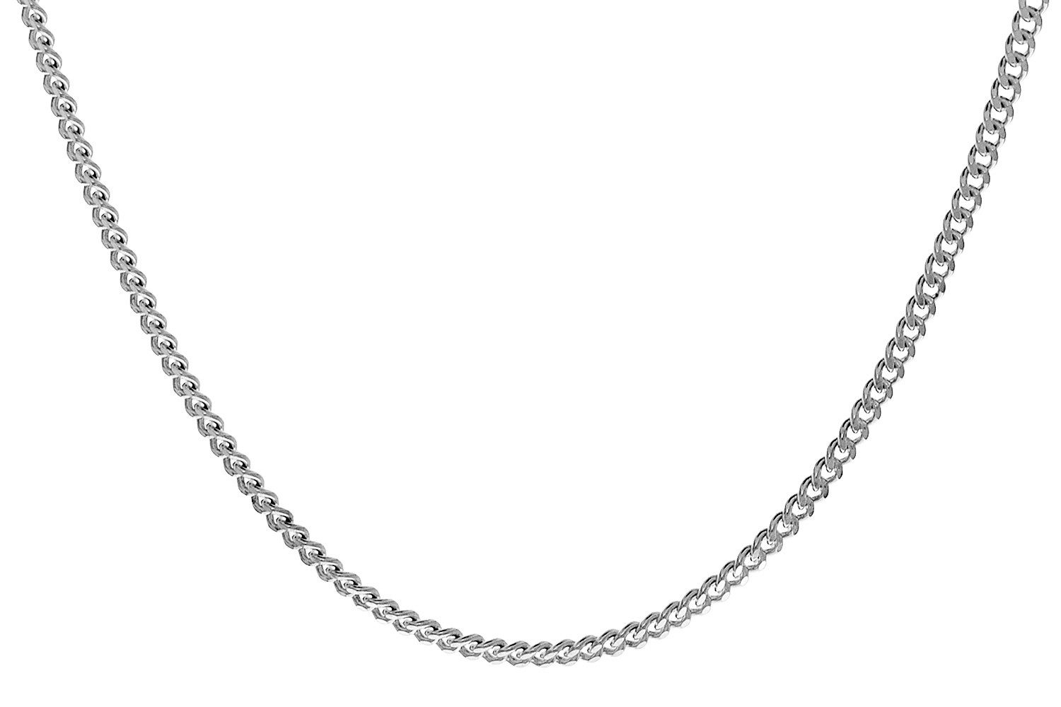 trendor Panzerkette Panzerkette 333 Weißgold Kette 1,4 mm breit günstig online kaufen