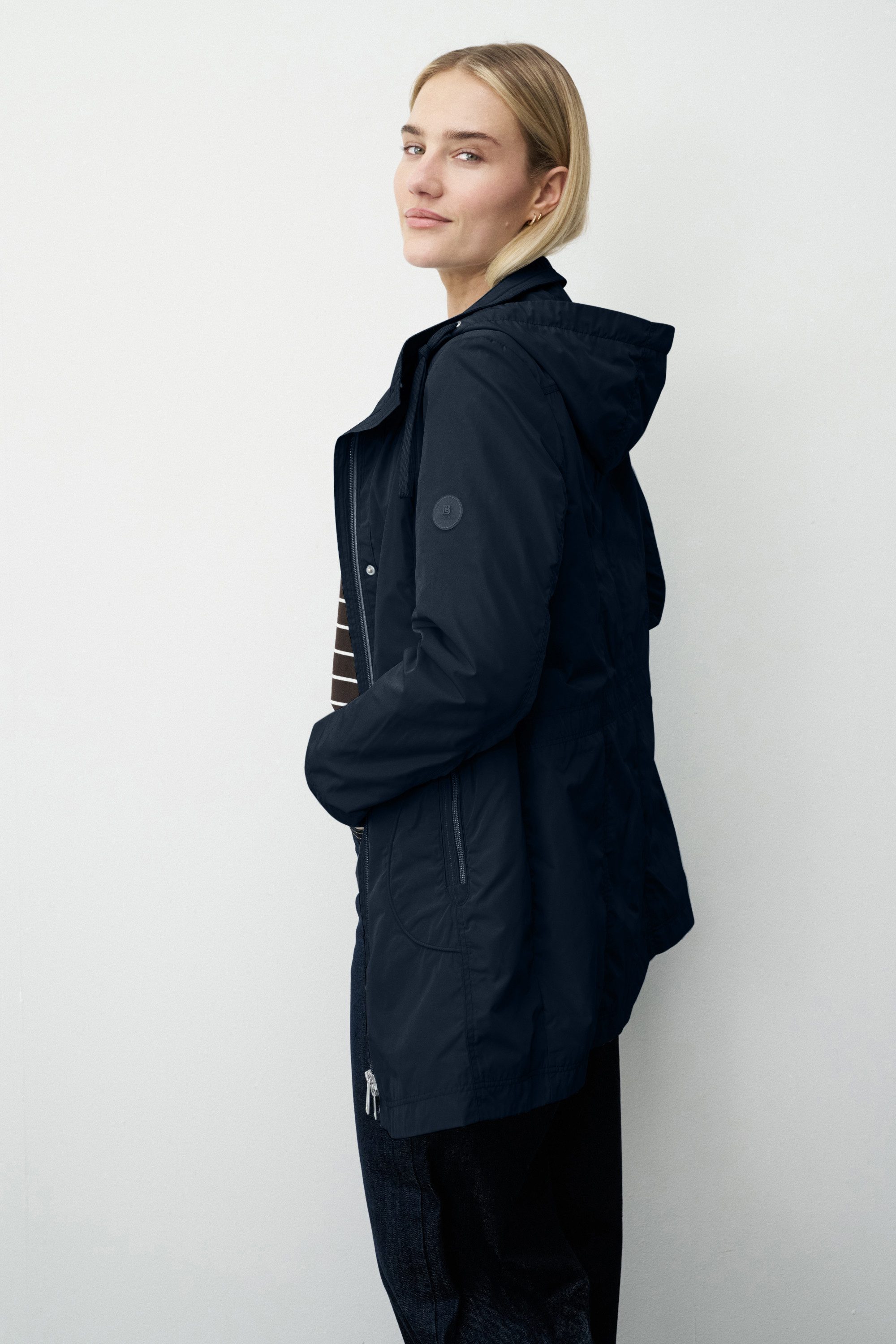 Barbara Lebek Parka Outdoorjacke, Frühlingsjacke oder Damenjacke mit Kapuze