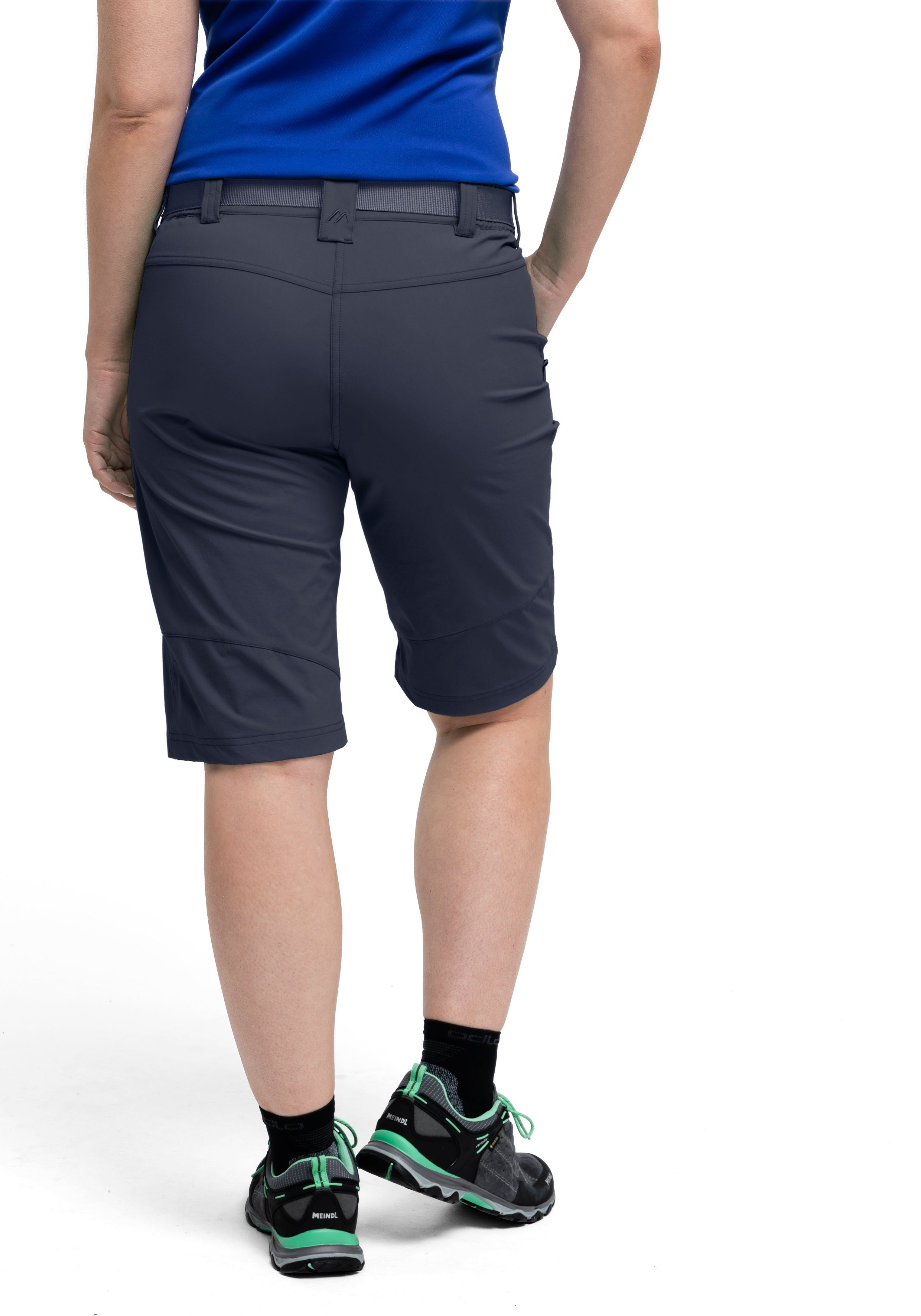 Maier Sports Funktionsshorts Lawa Damen Shorts, kurze Wanderhose, Outdoorhose mit 2 Taschen, Regular Fit
