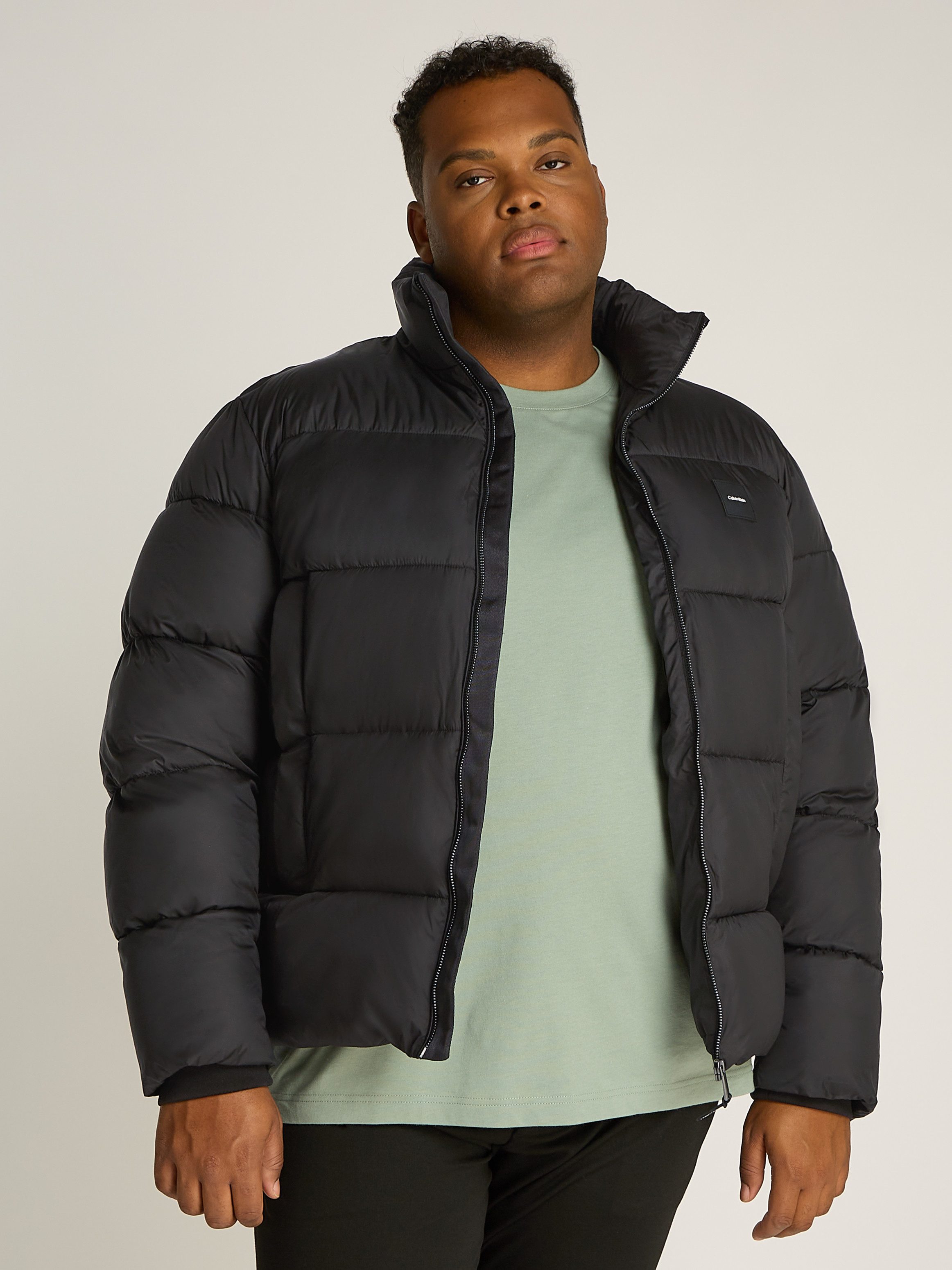 Calvin Klein Big&Tall Steppjacke BT_QUILT PUFFER MW in Großen Größen mit Logopatch