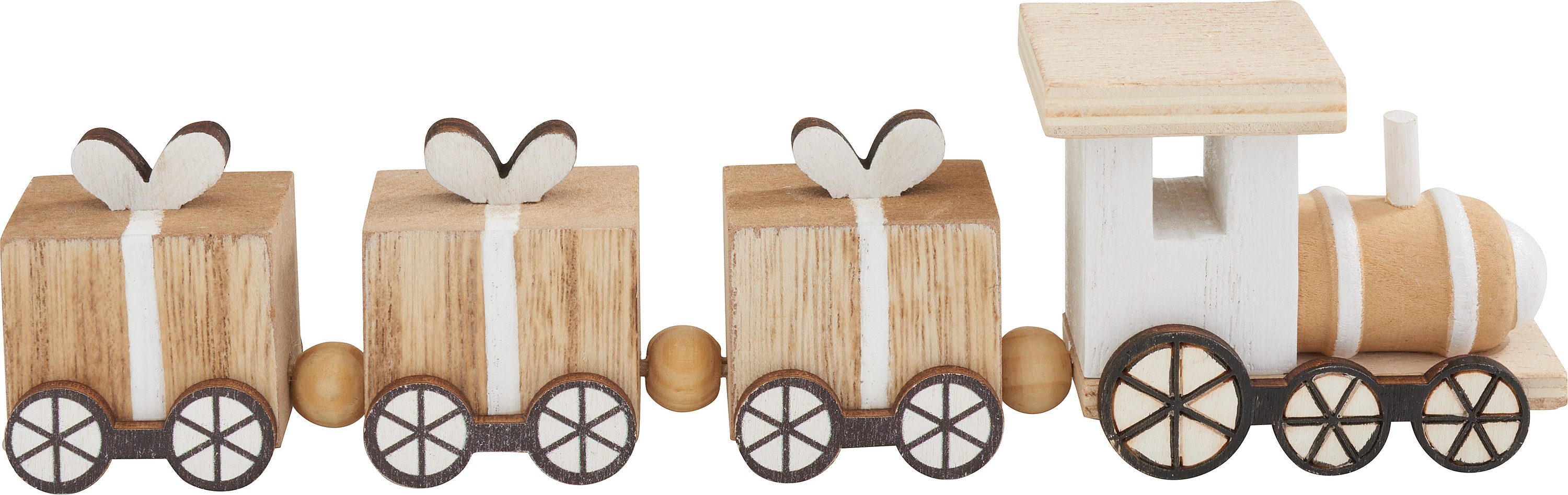 VBS Dekoobjekt Holz-Eisenbahn, 3 x 5 x 18 cm