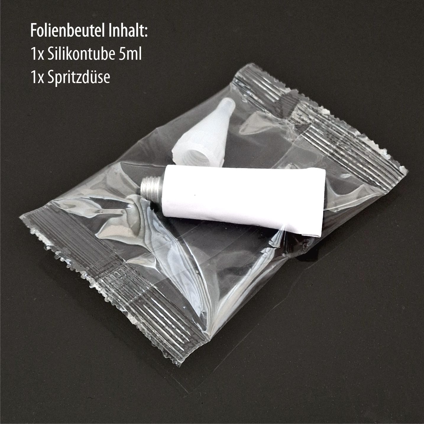 Ravensberger Chemie Silikon E Essigvernetzt – Sanitärsilikon Transparent 5 ml Mini-Tube, Silikon, gebrauchsfertig, Sanitärsilikon – Mini-Tube – ideal für kleine – Bild 2 von 5