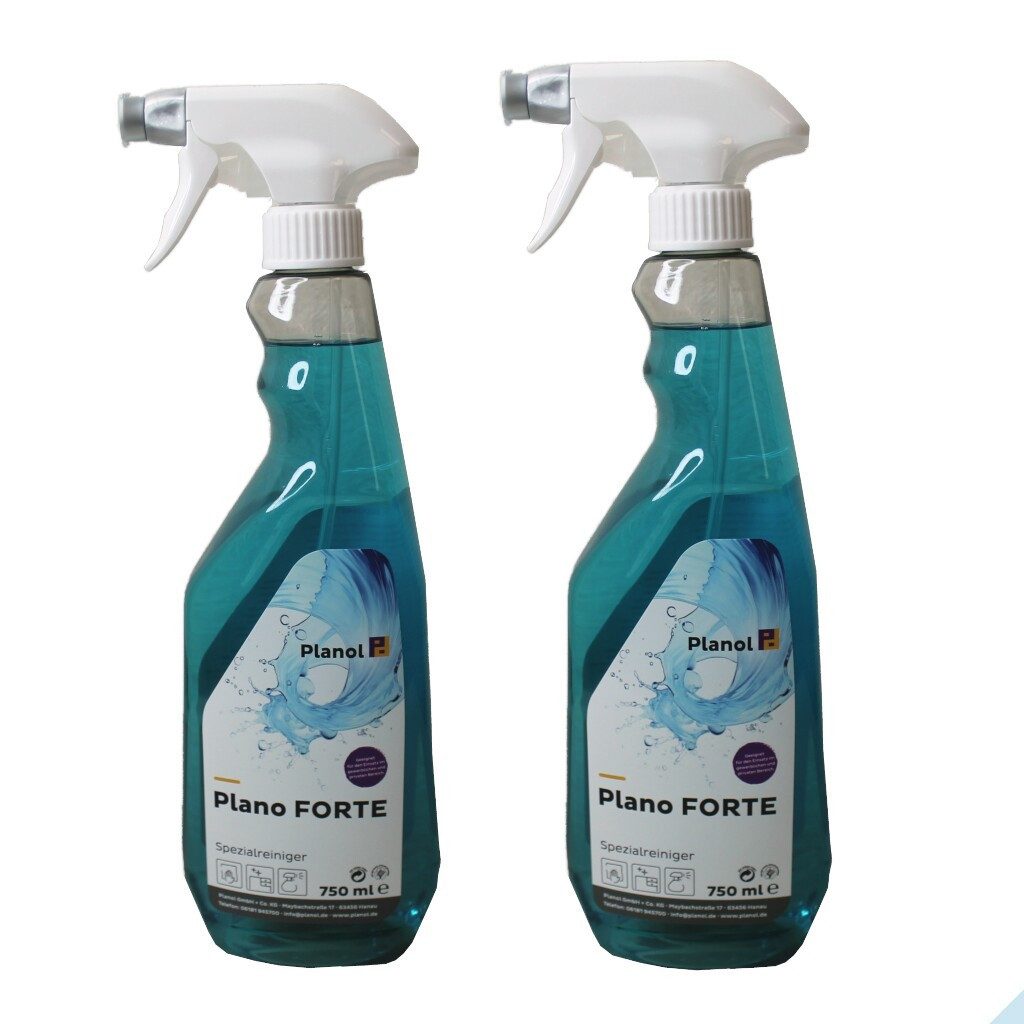 Poller GmbH Vogtland Planol Plano Forte Universalreinger 750 ml für Kunststoffoberfläschen Kunststoffreiniger (2-St)