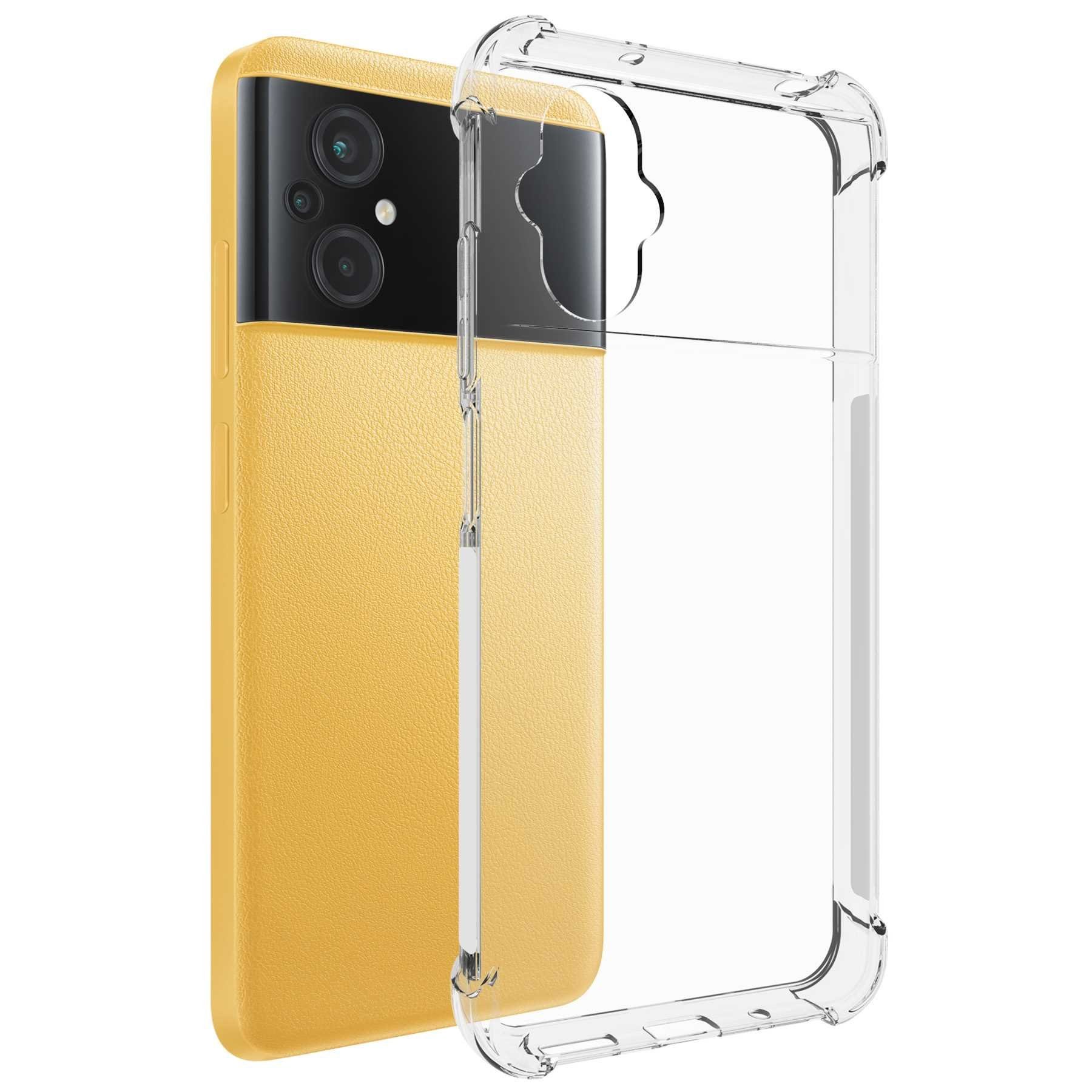 mtb more energy Smartphone-Hülle Clear Armor Case für Xiaomi Poco M5 (6.58), Transparente TPU Schutzhülle Case Backcover mit Anti-Shock Verstärkung