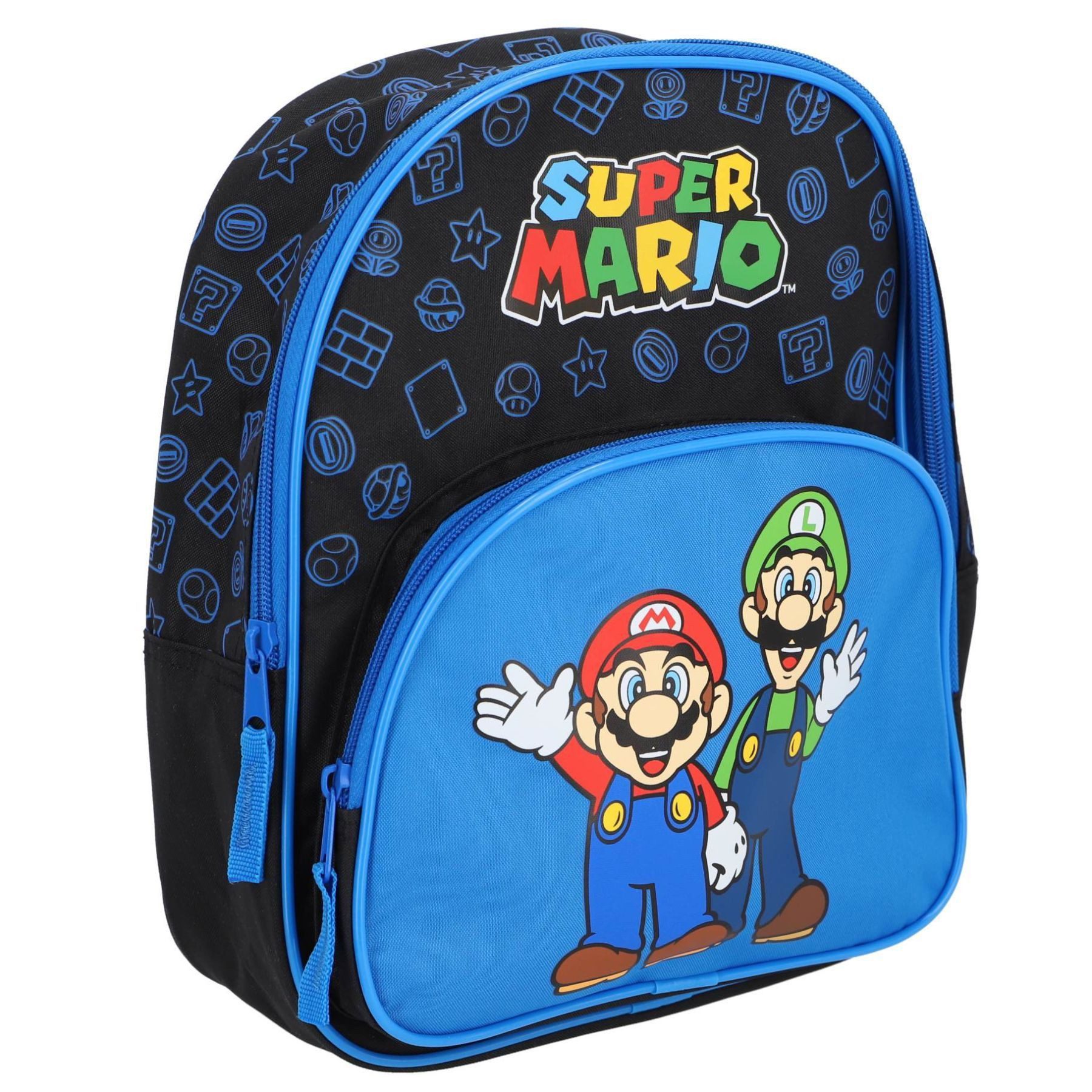 Super Mario Kinderrucksack Kinder Schultasche mit Gaming-Design für Schule & Freizeit