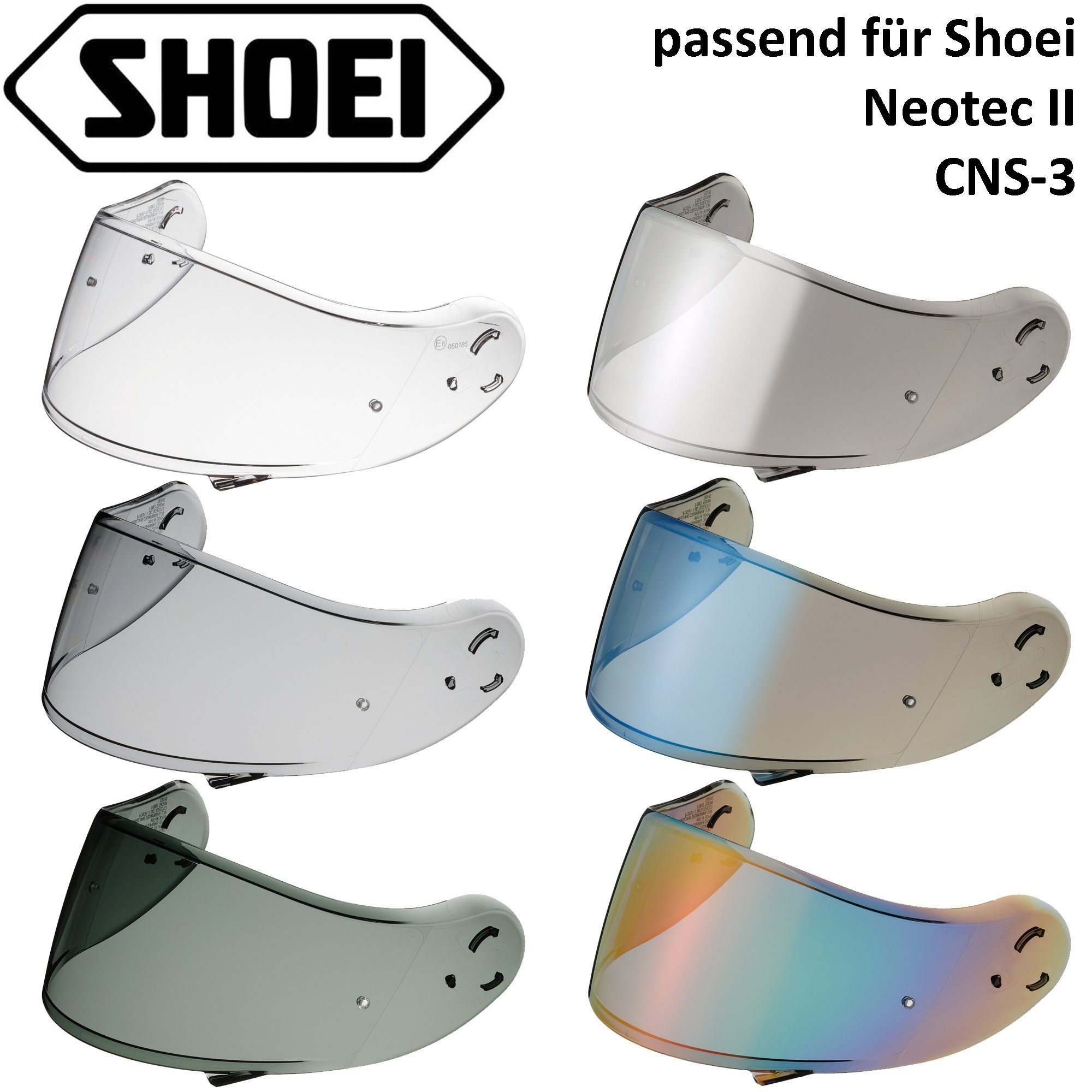 Shoei Motorradhelm Shoei Visier CNS-3 (Neotec II)